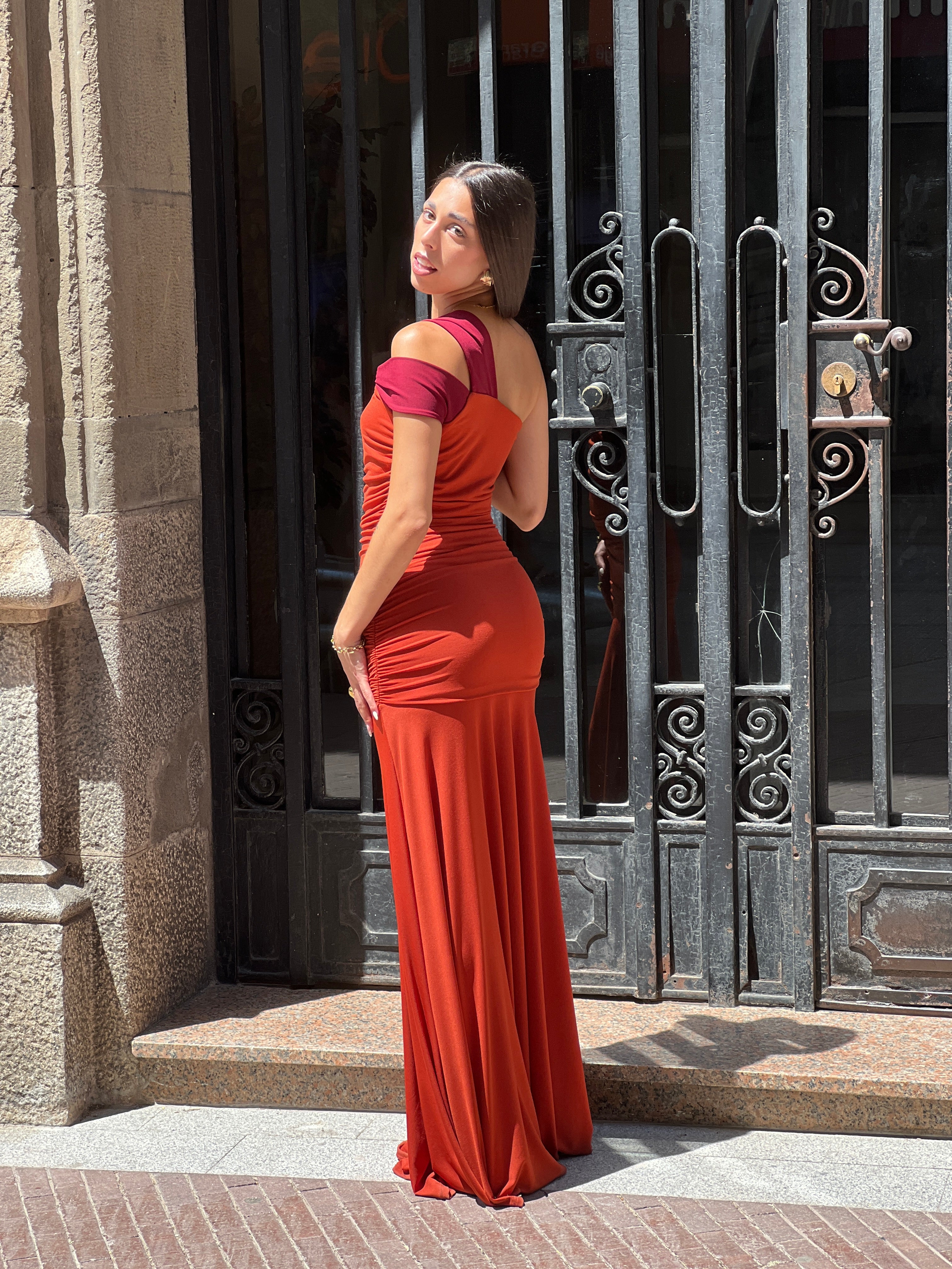 Vestit bicolor Bianca