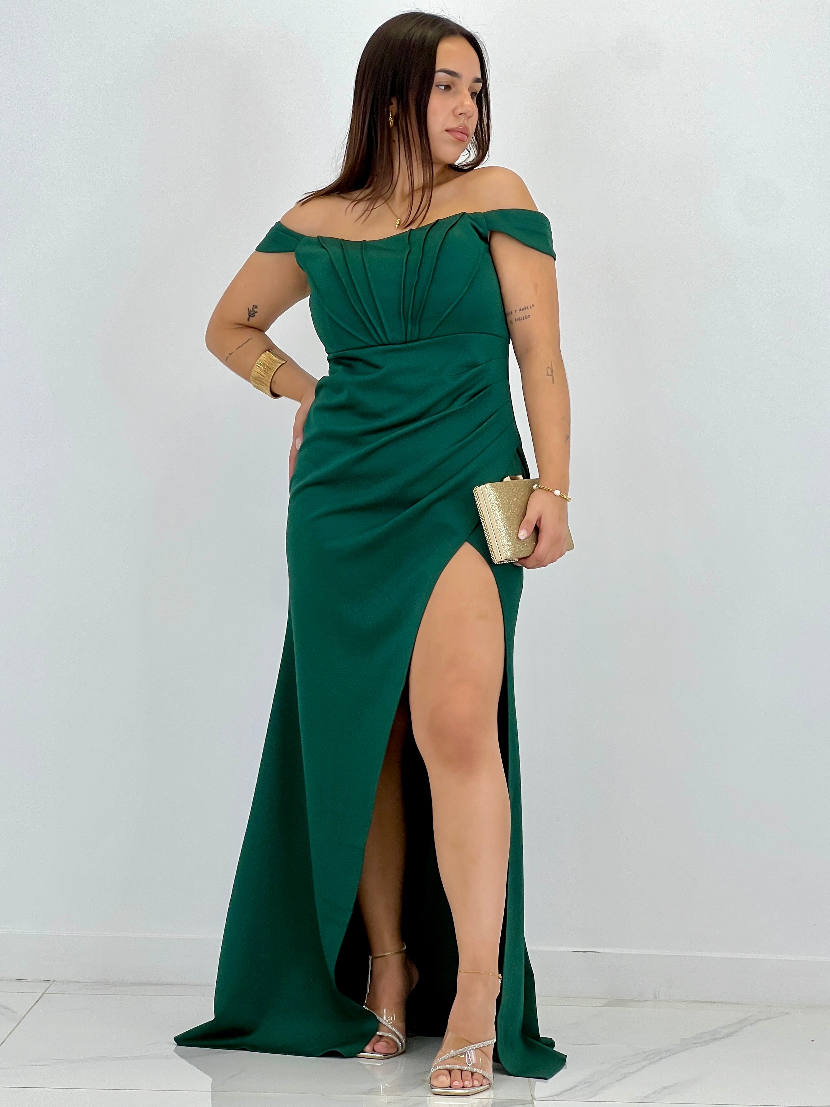 Vestido palabra de honor Selene