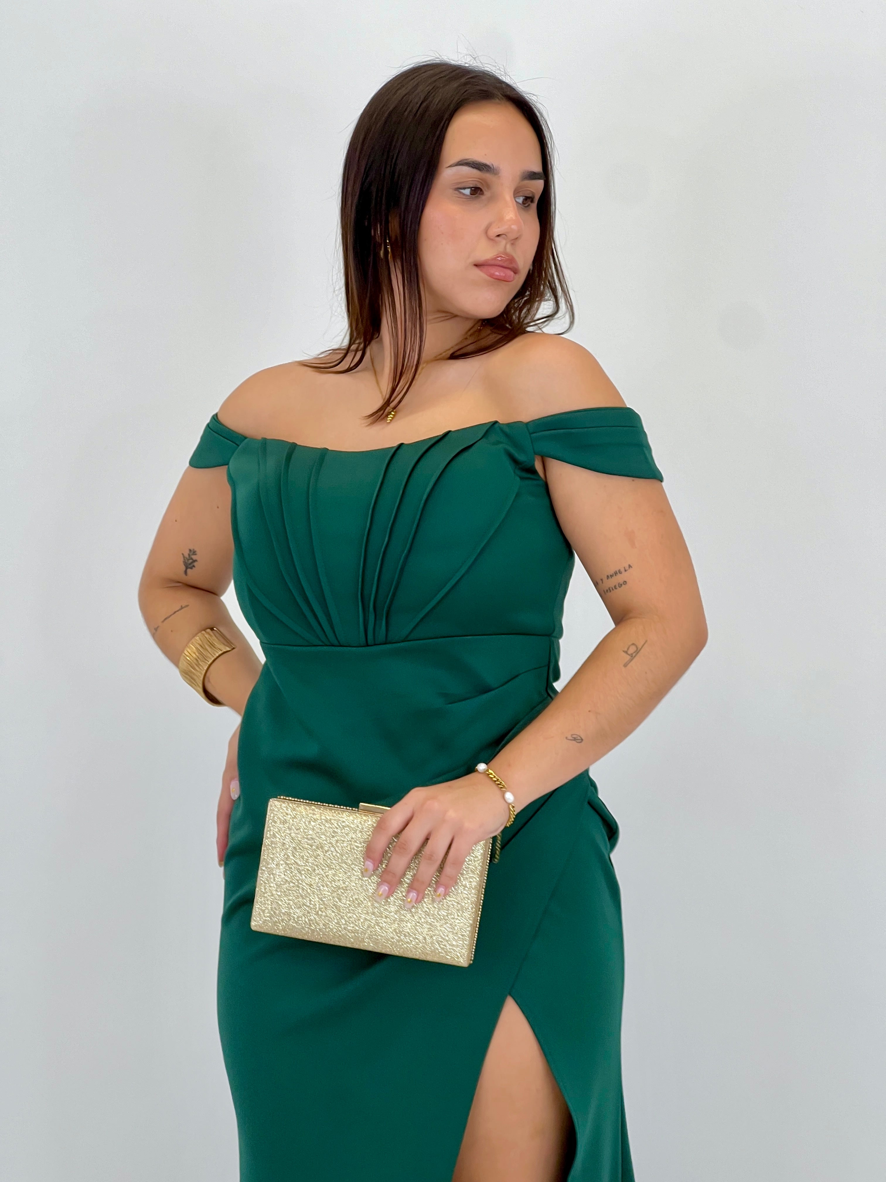 Vestido palabra de honor Selene