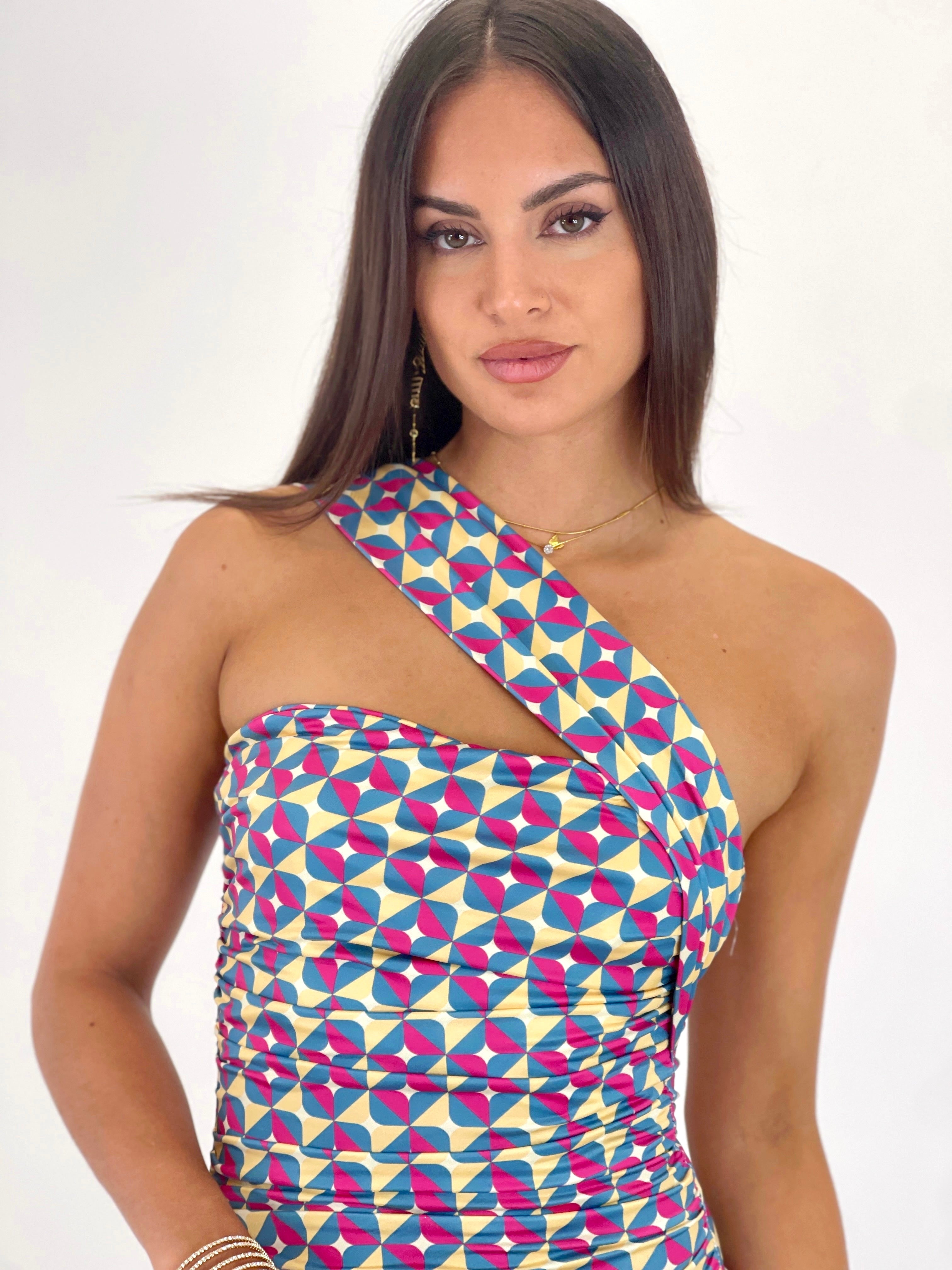 Vestido estampado Aurora