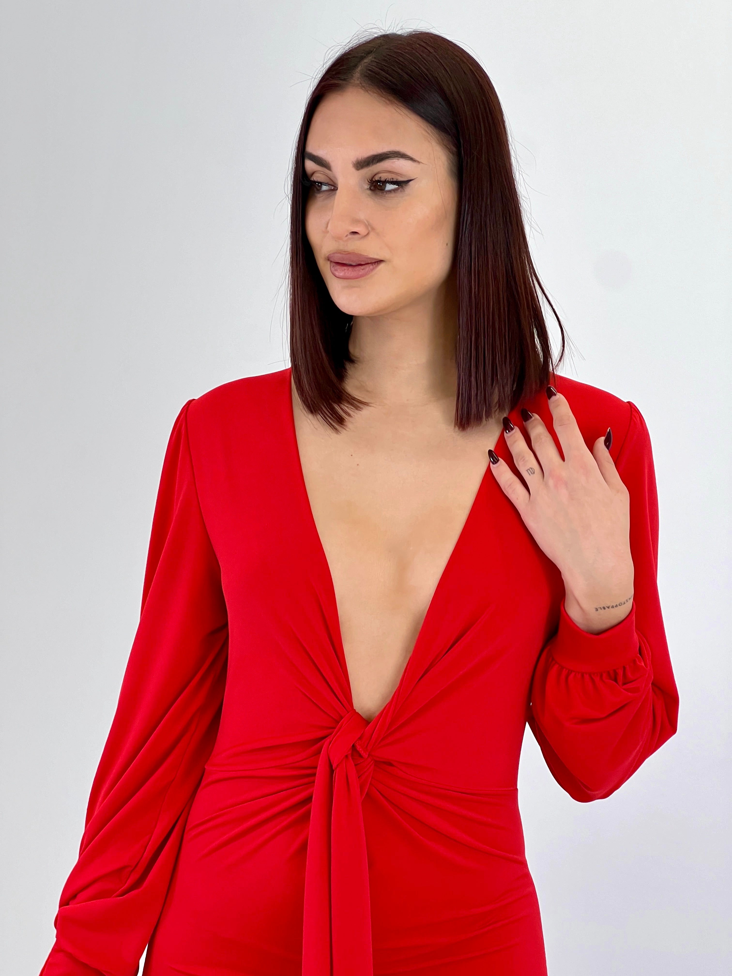 Vestido anudado Mariela