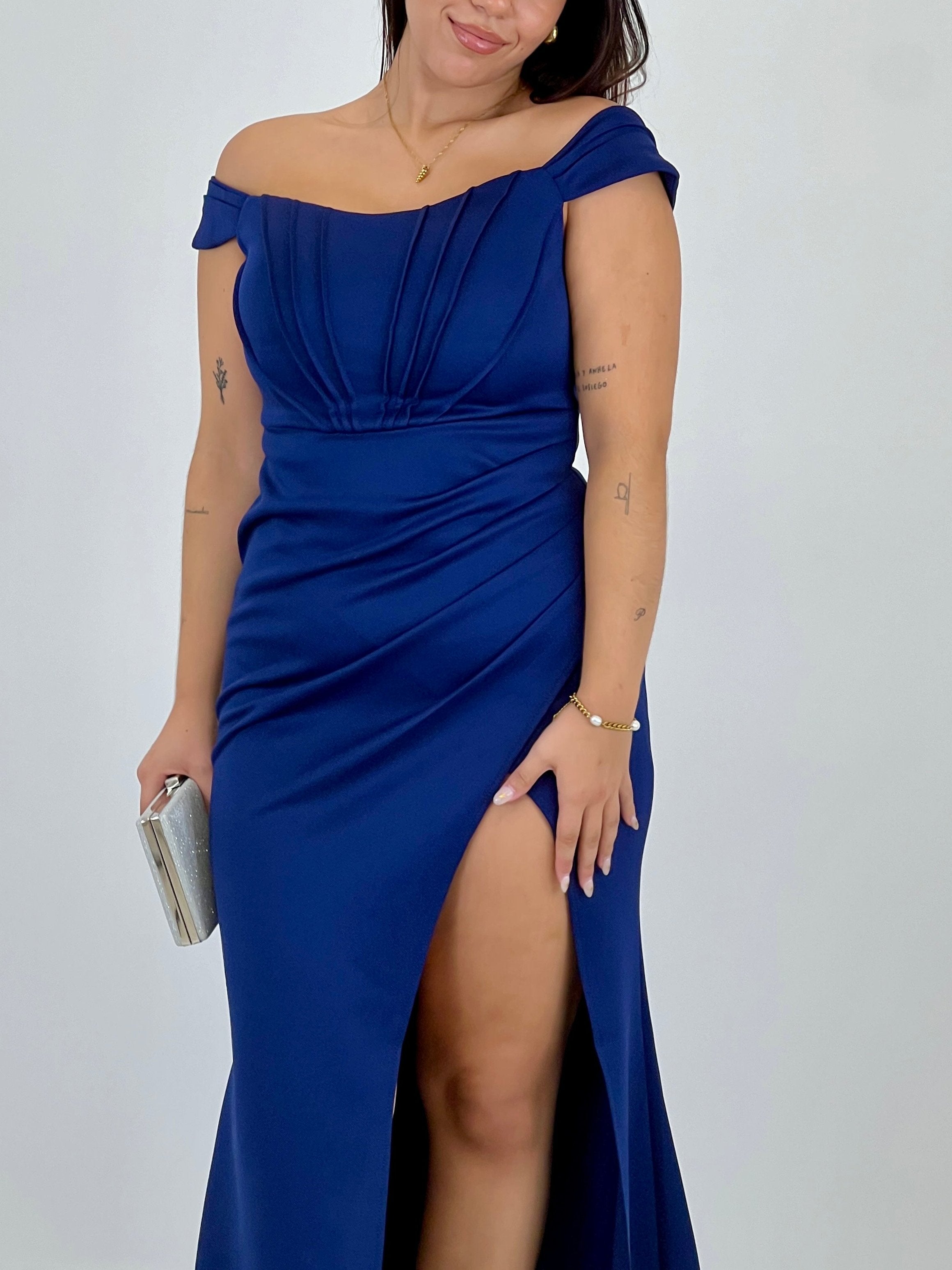 Vestido palabra de honor Selene