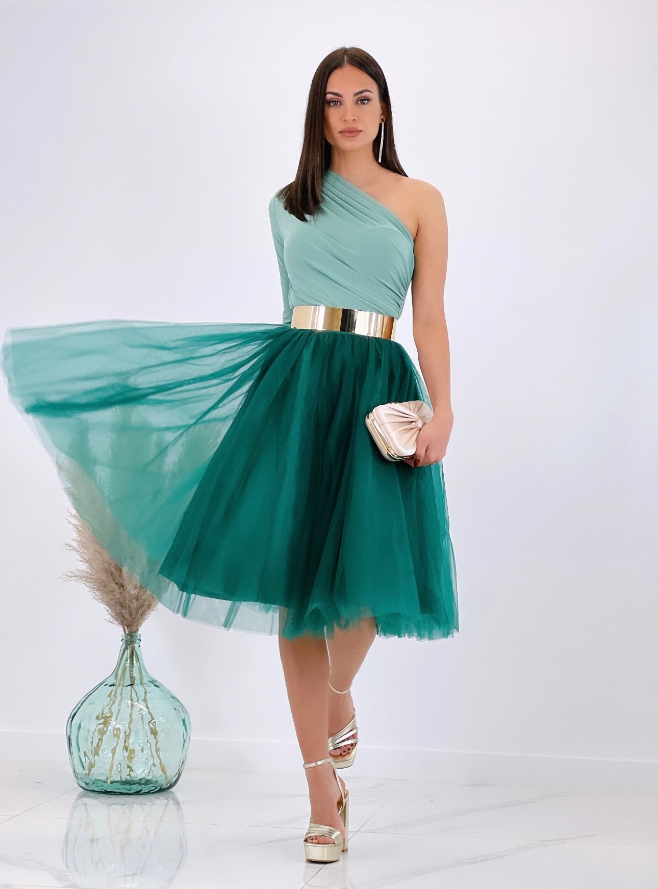 Body asimétrico frunces