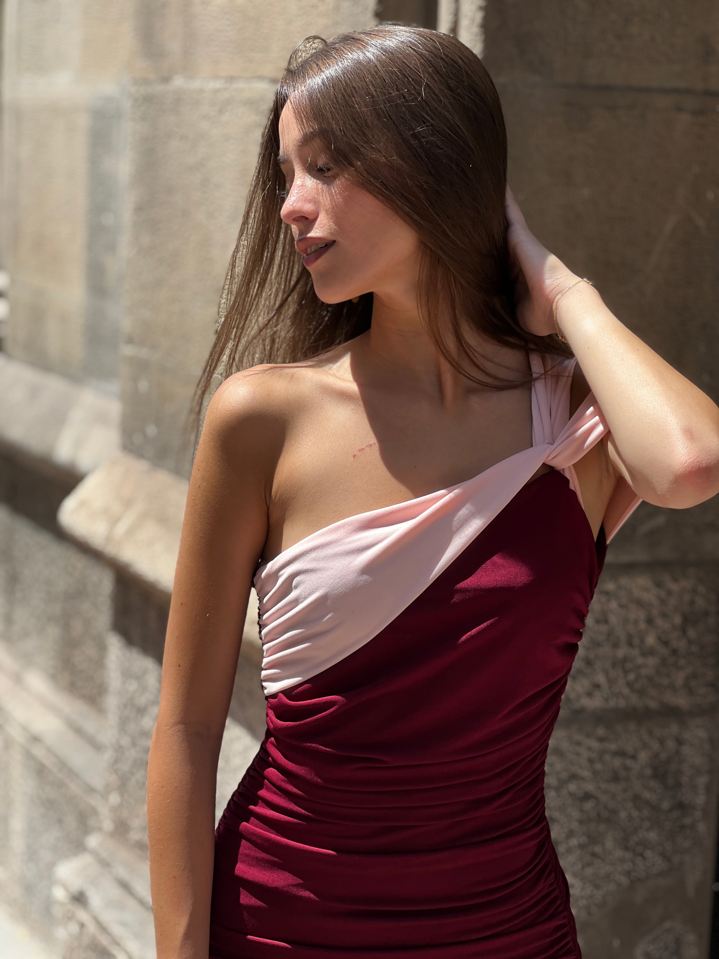 Vestit bicolor Bianca