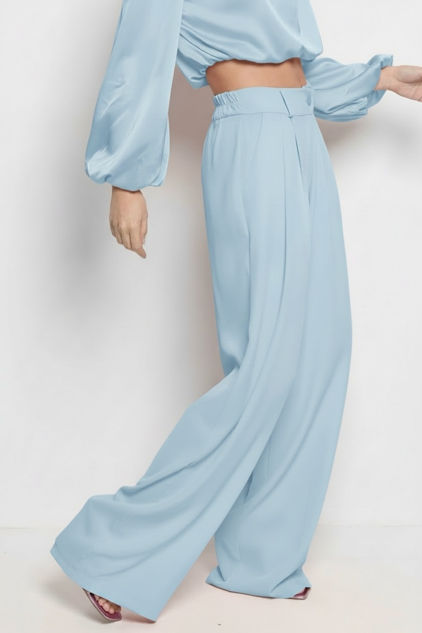 Pantalón trabillas wide leg - Zebra&Maduixa®