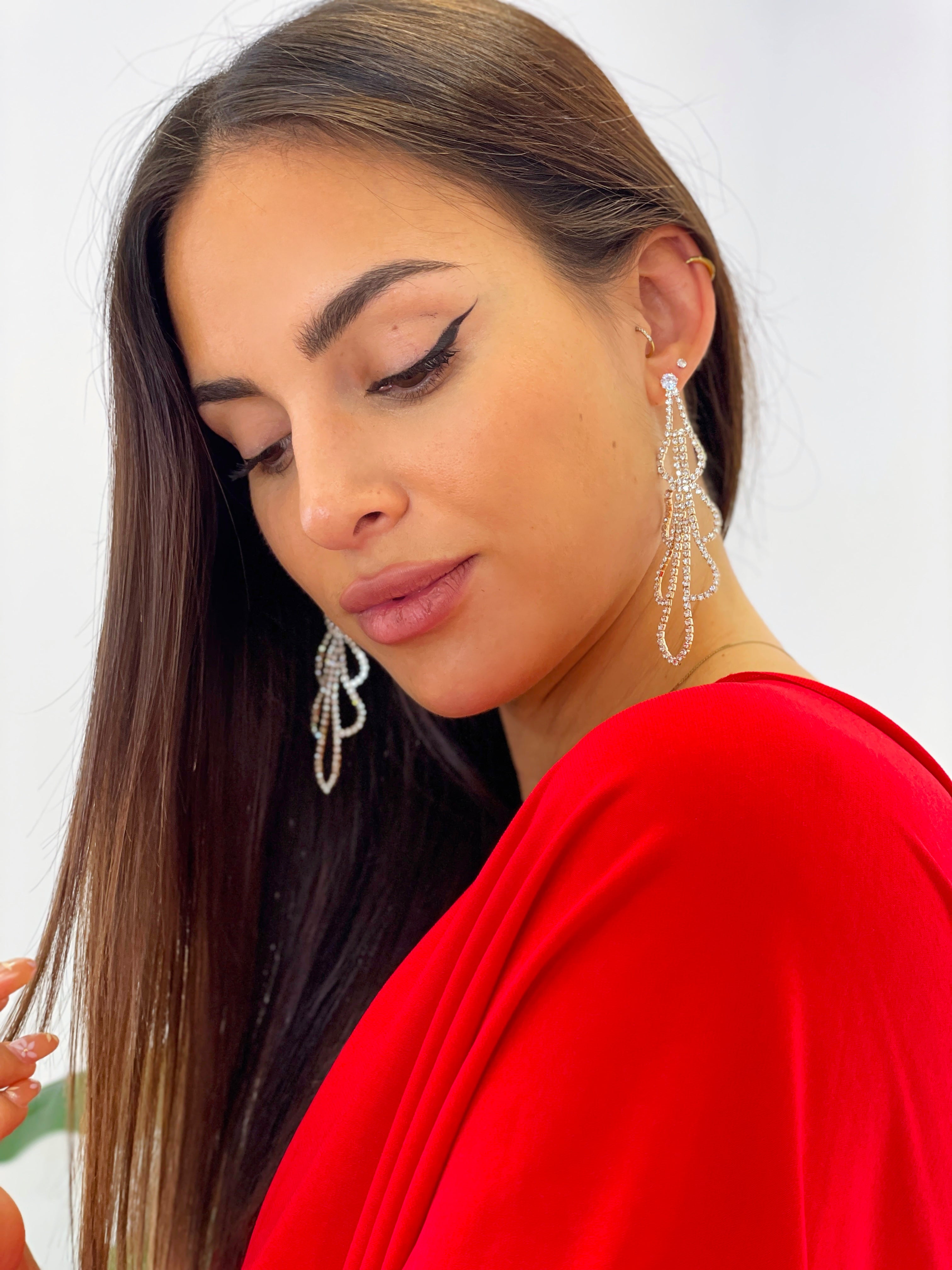 Pendientes árabe pedrería