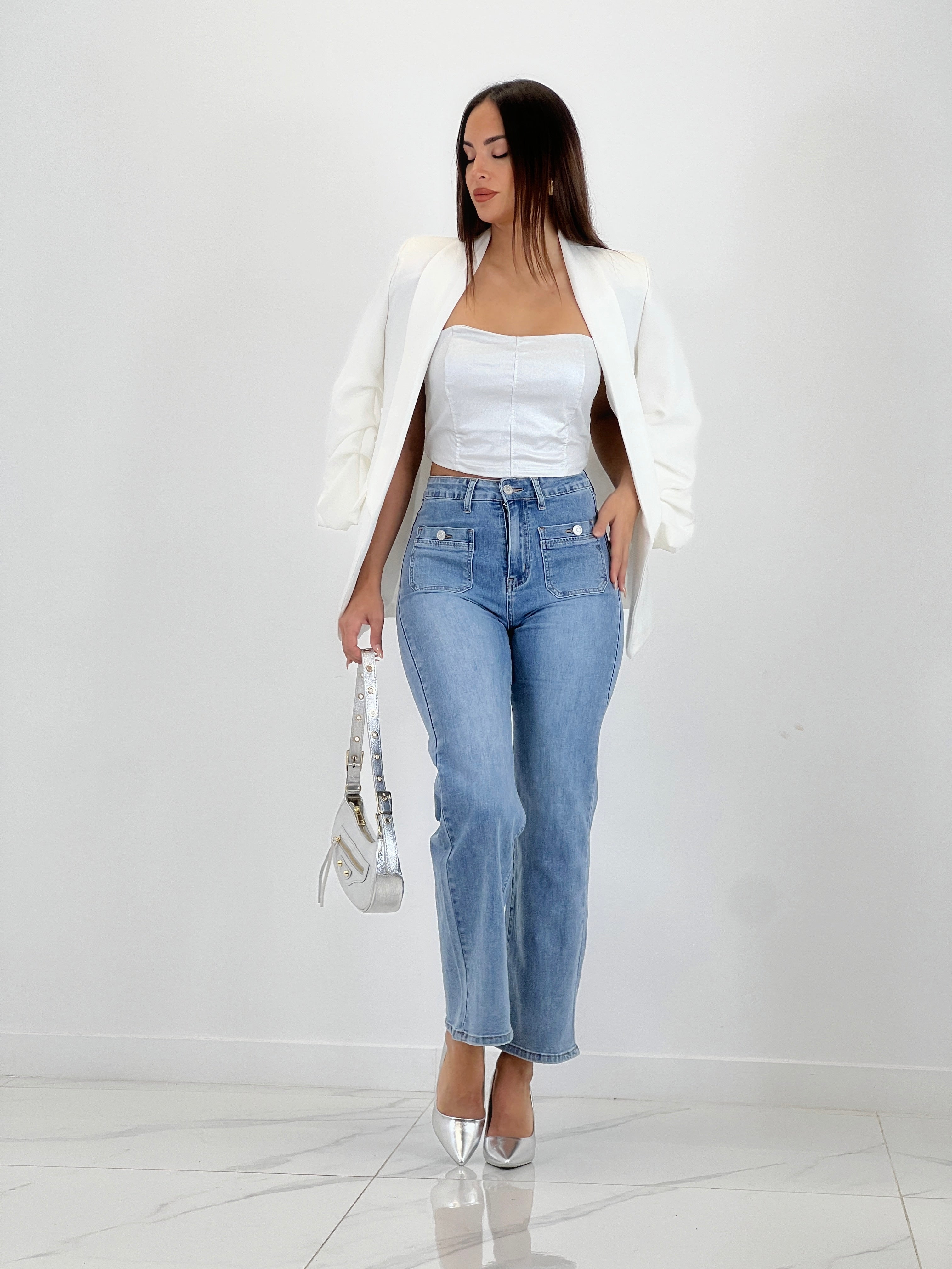 Zapato tacón stiletto metalizado