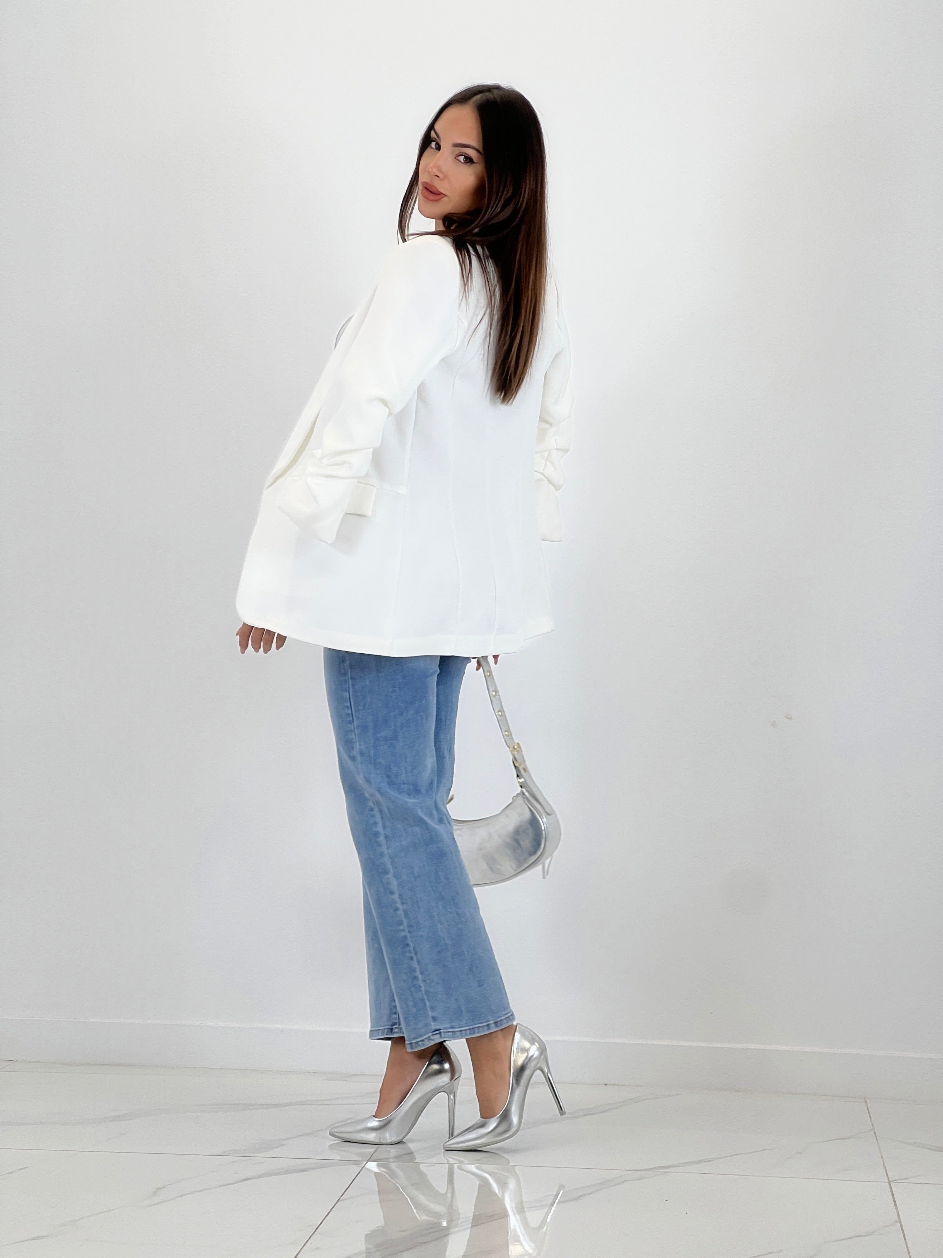 Zapato tacón stiletto metalizado