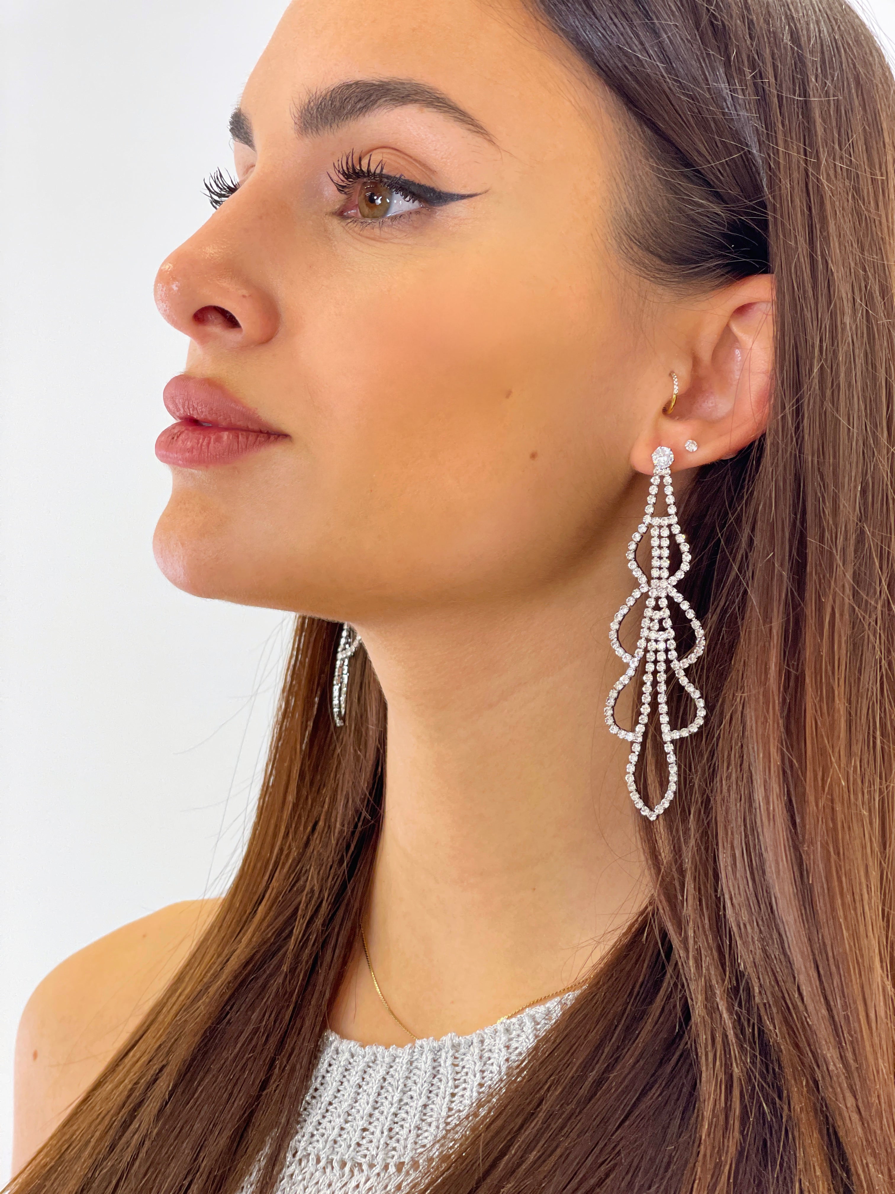 Pendientes árabe pedrería