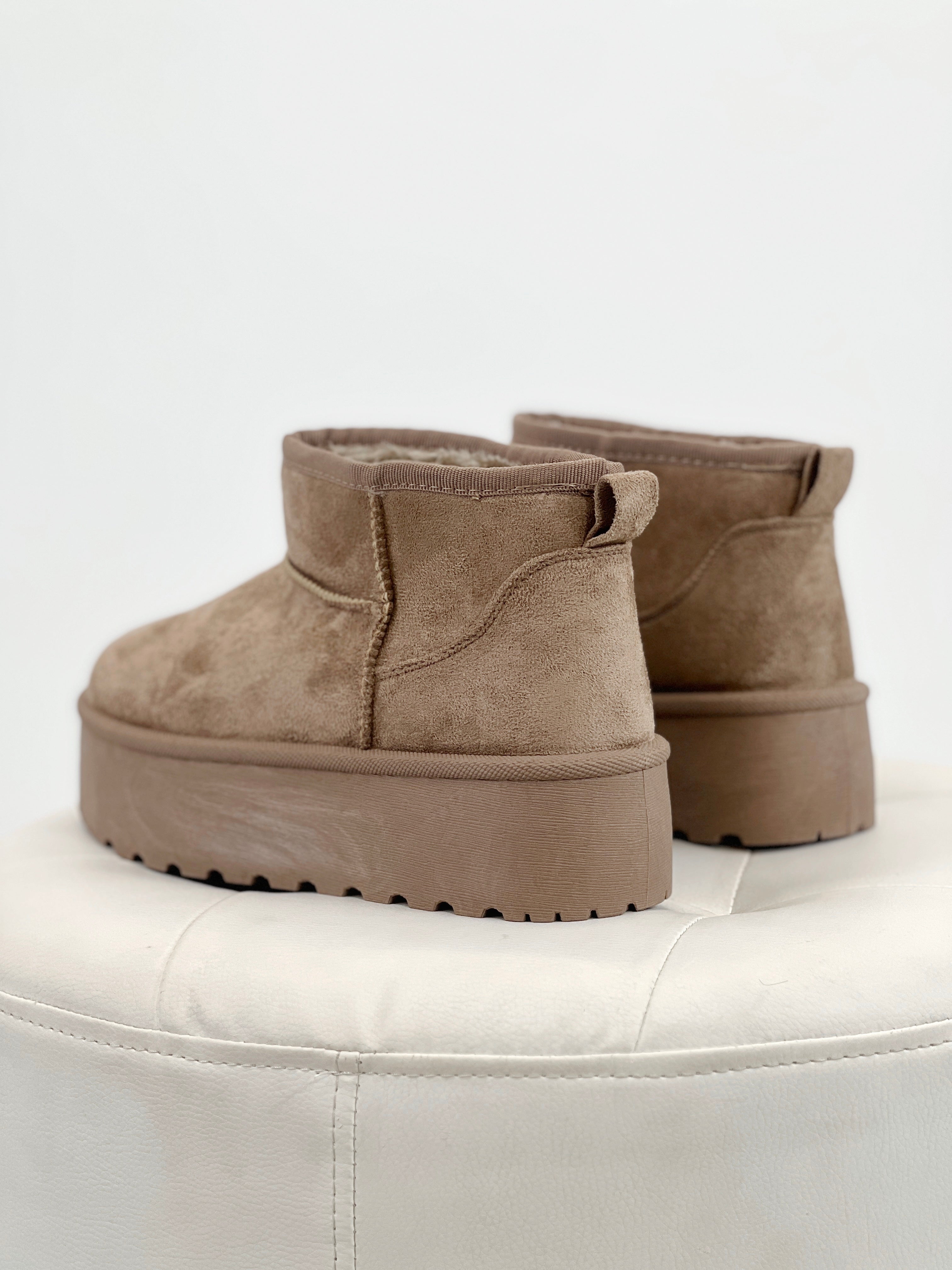 Botines plataforma forro pelo