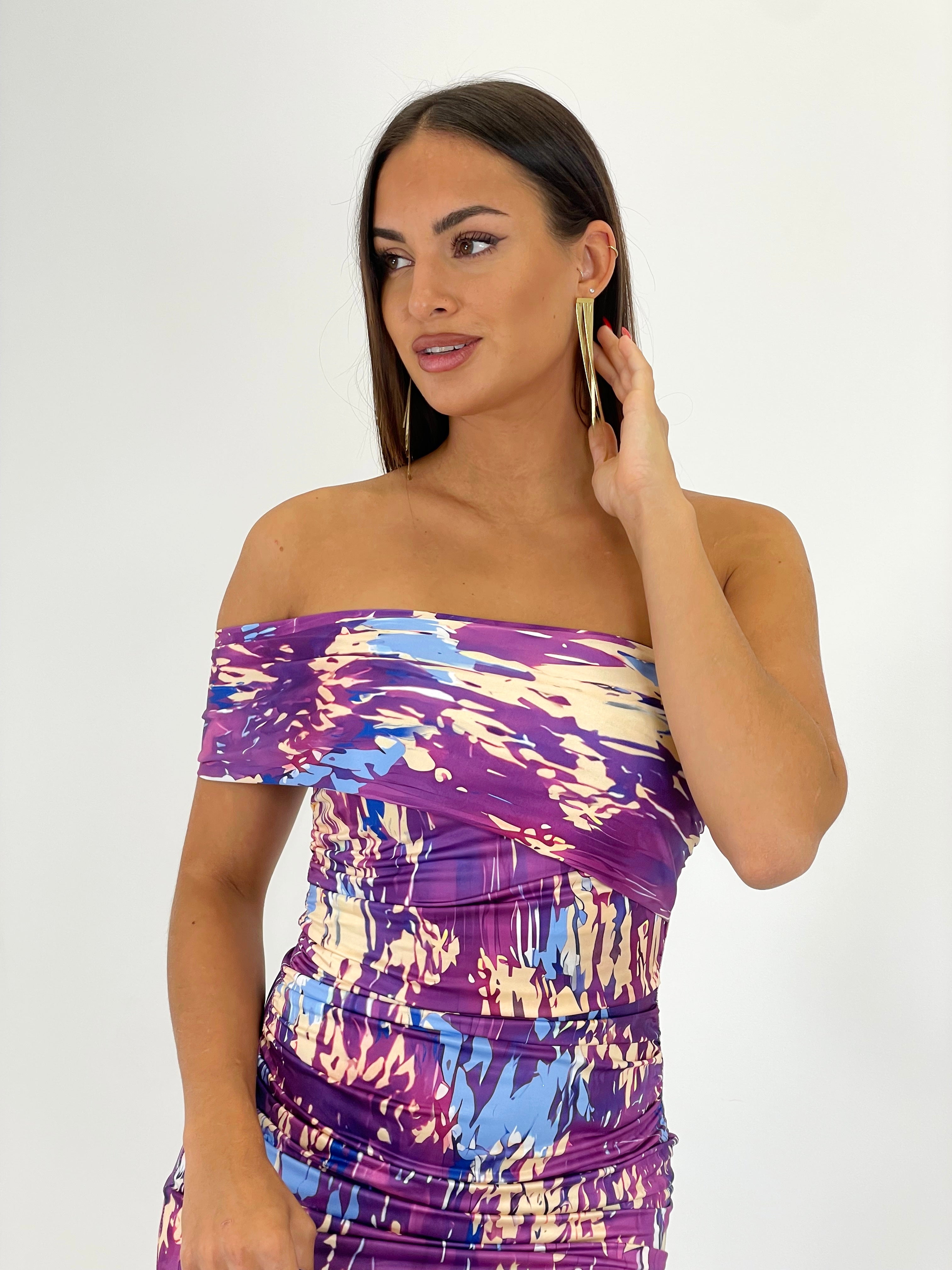 Vestido estampado Amaya