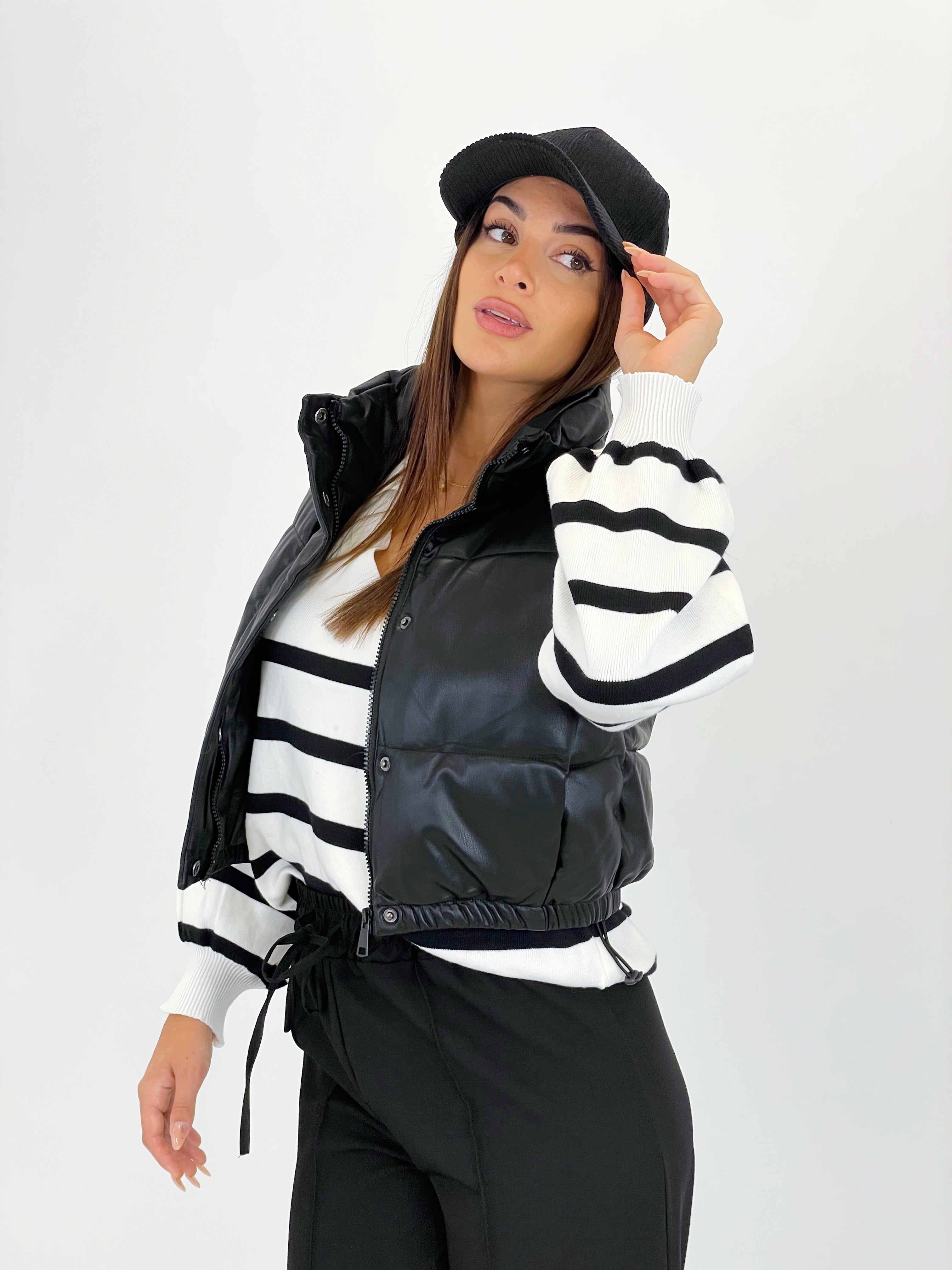 Jersey rayas cuello solapas