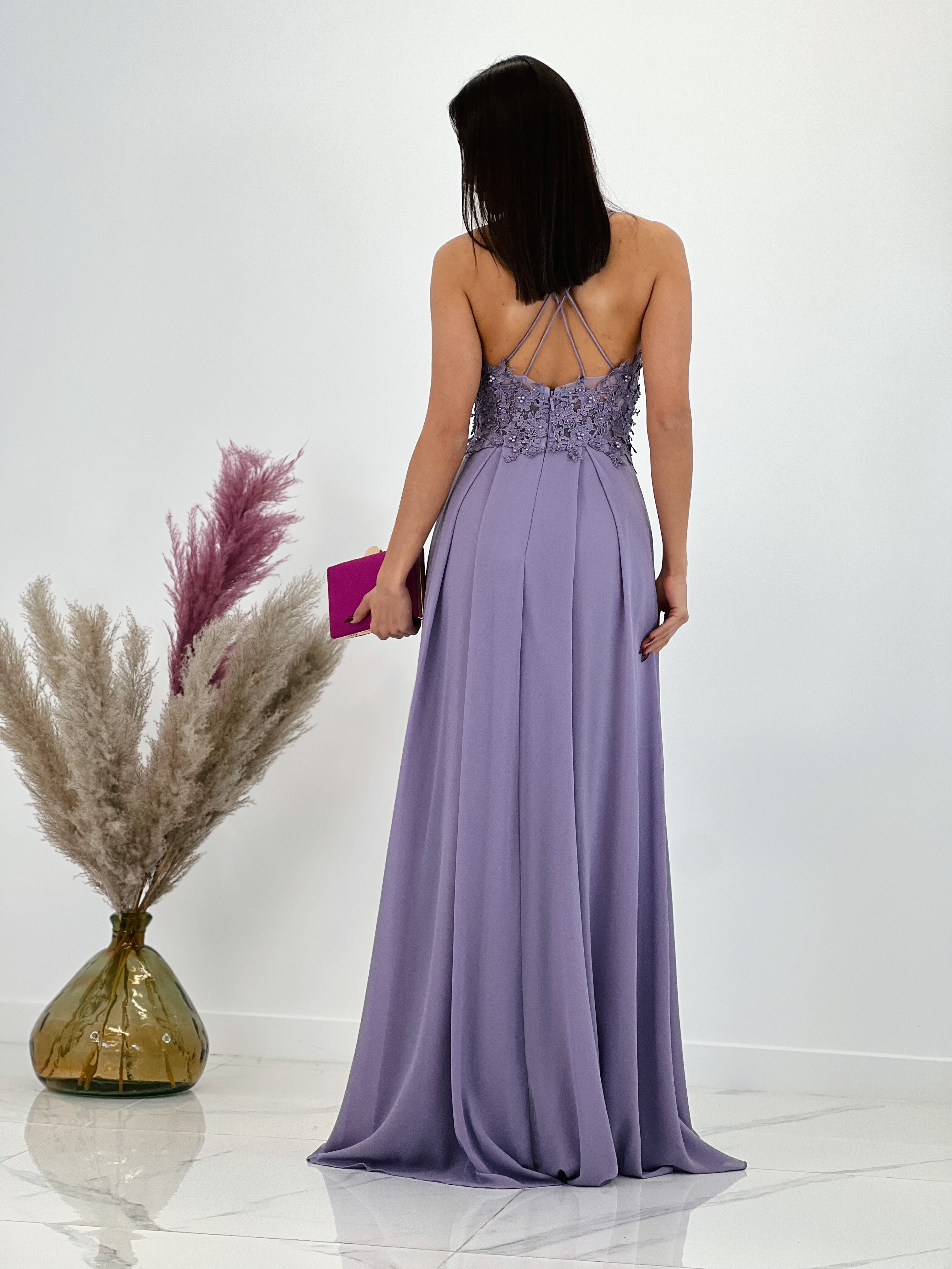 Vestido bordado tirantes Celina