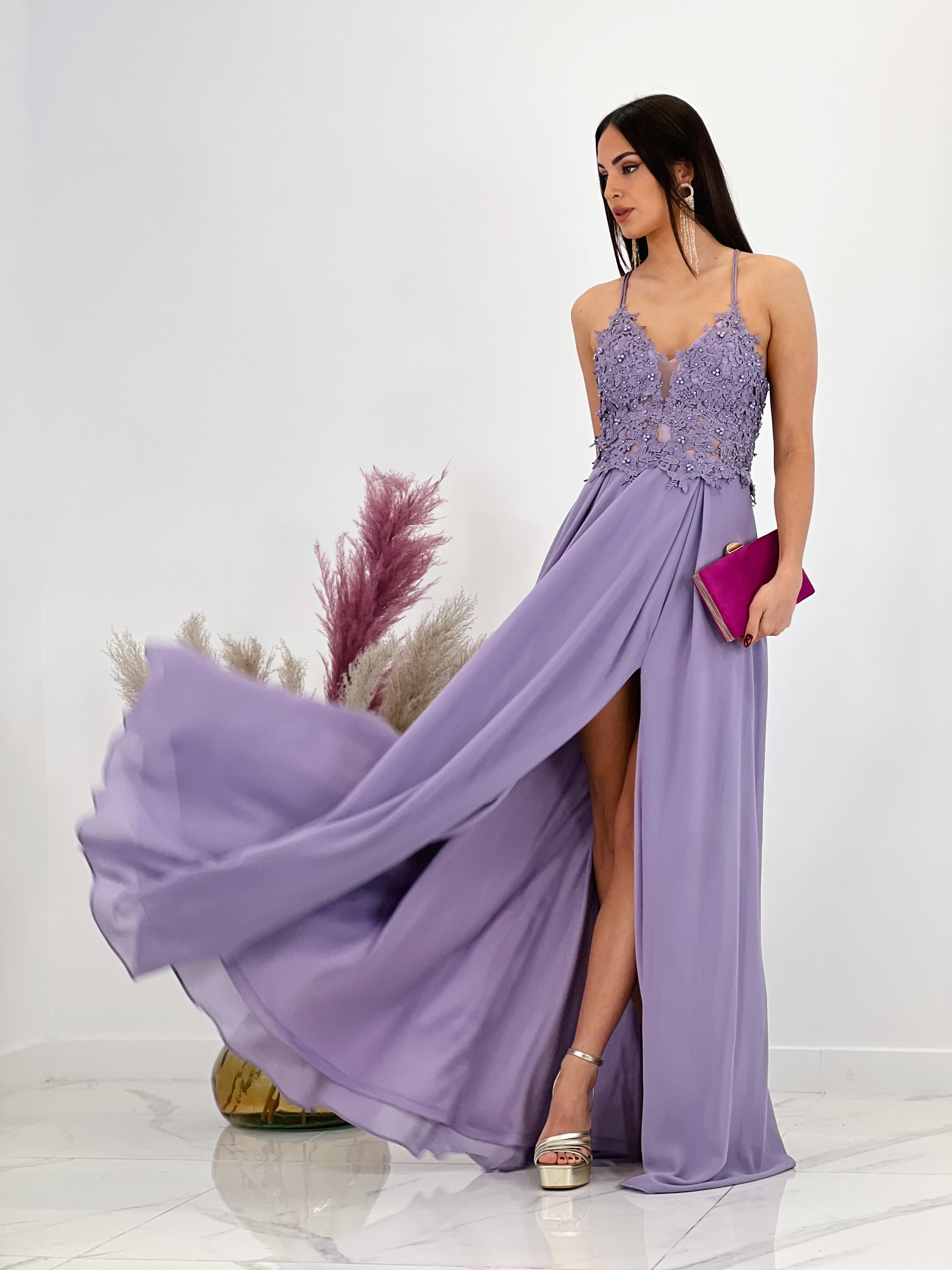 Vestido bordado tirantes Celina