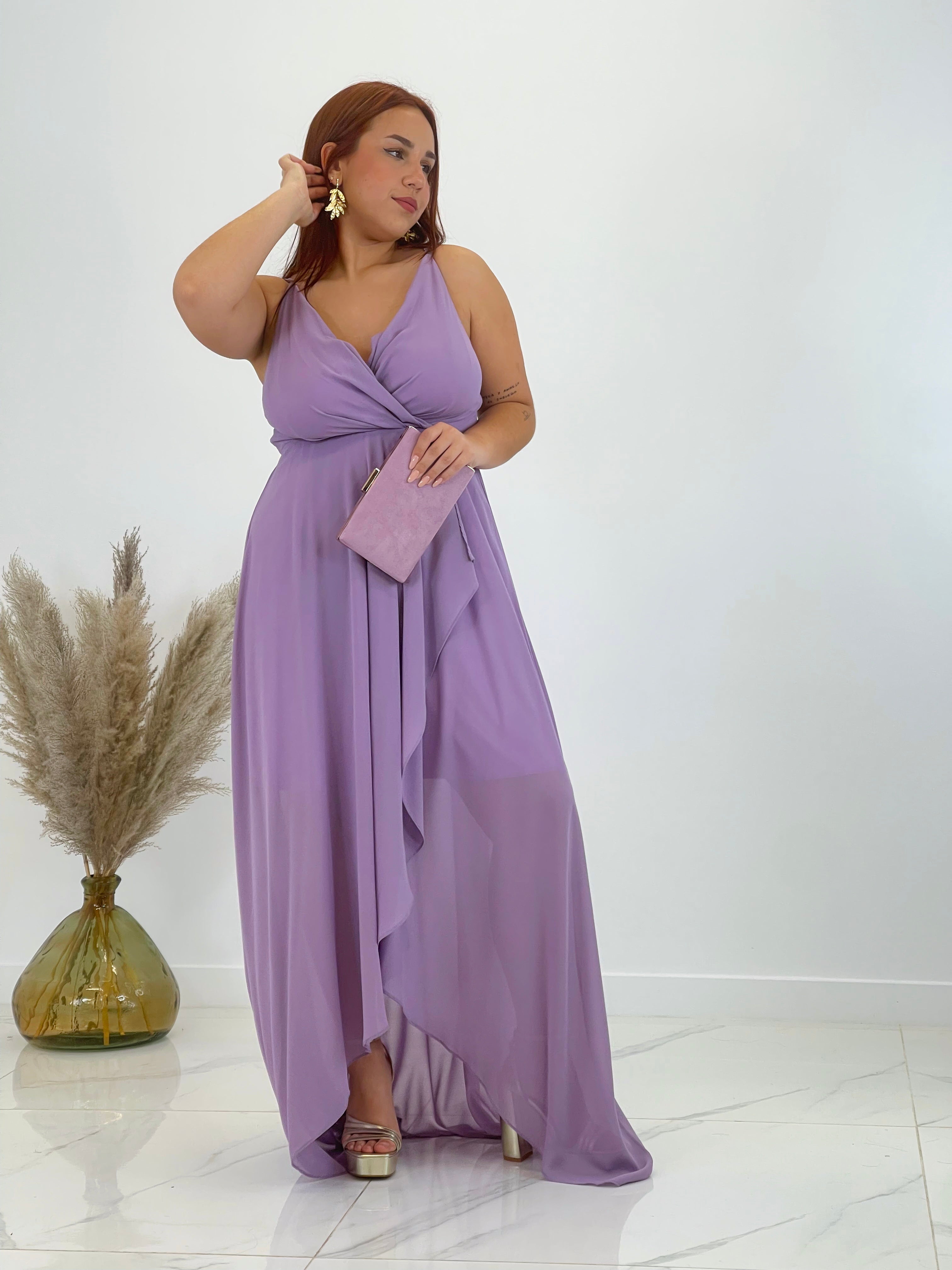 Vestido drapeado Flex Plus Size
