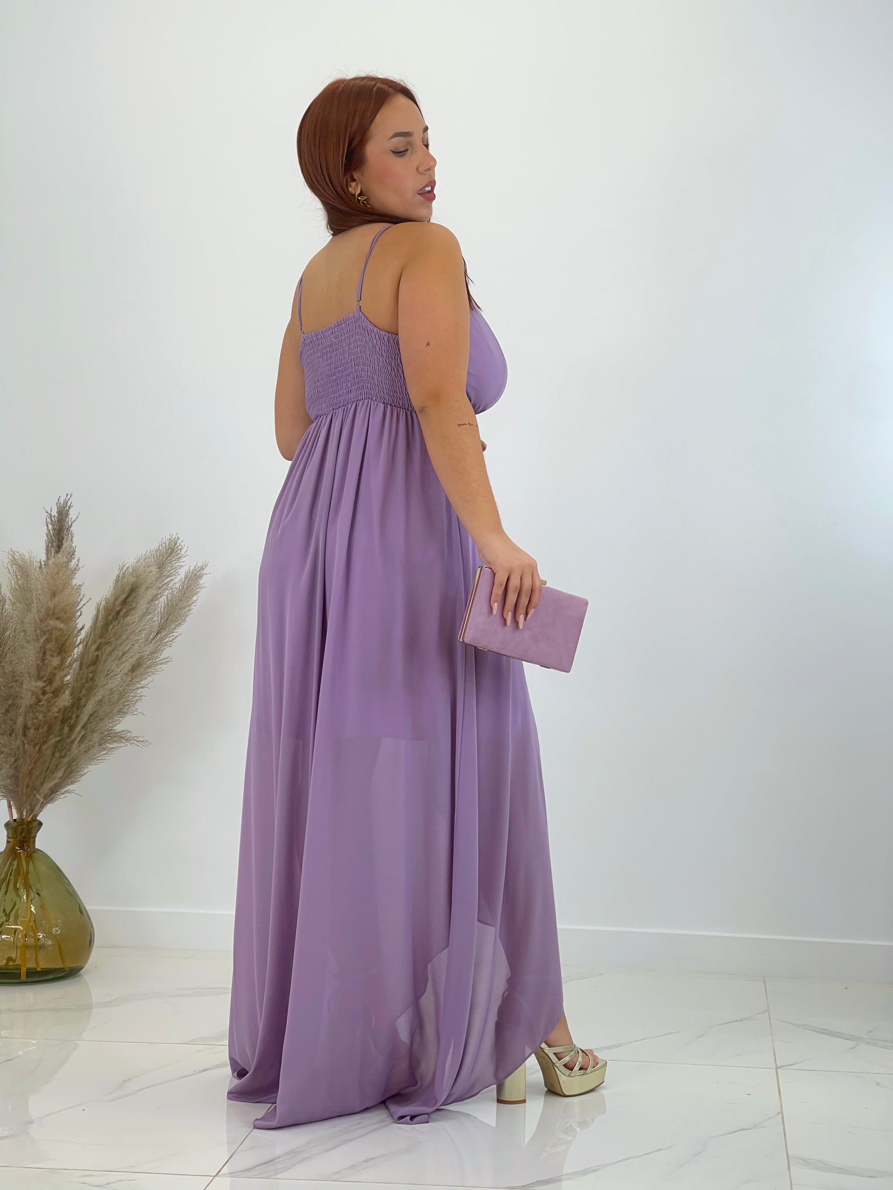 Vestido drapeado Flex Plus Size