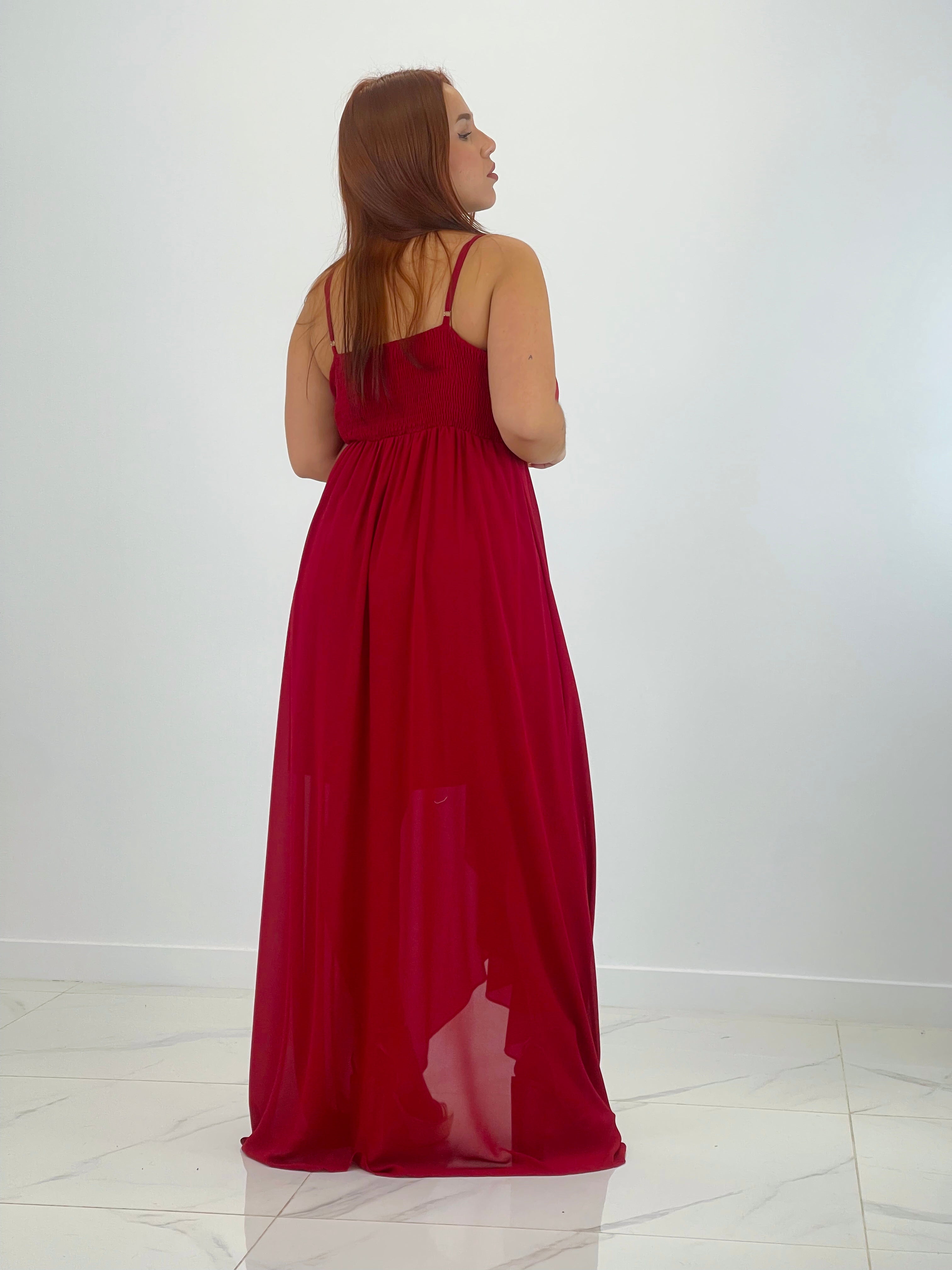 Vestido drapeado Flex Plus Size