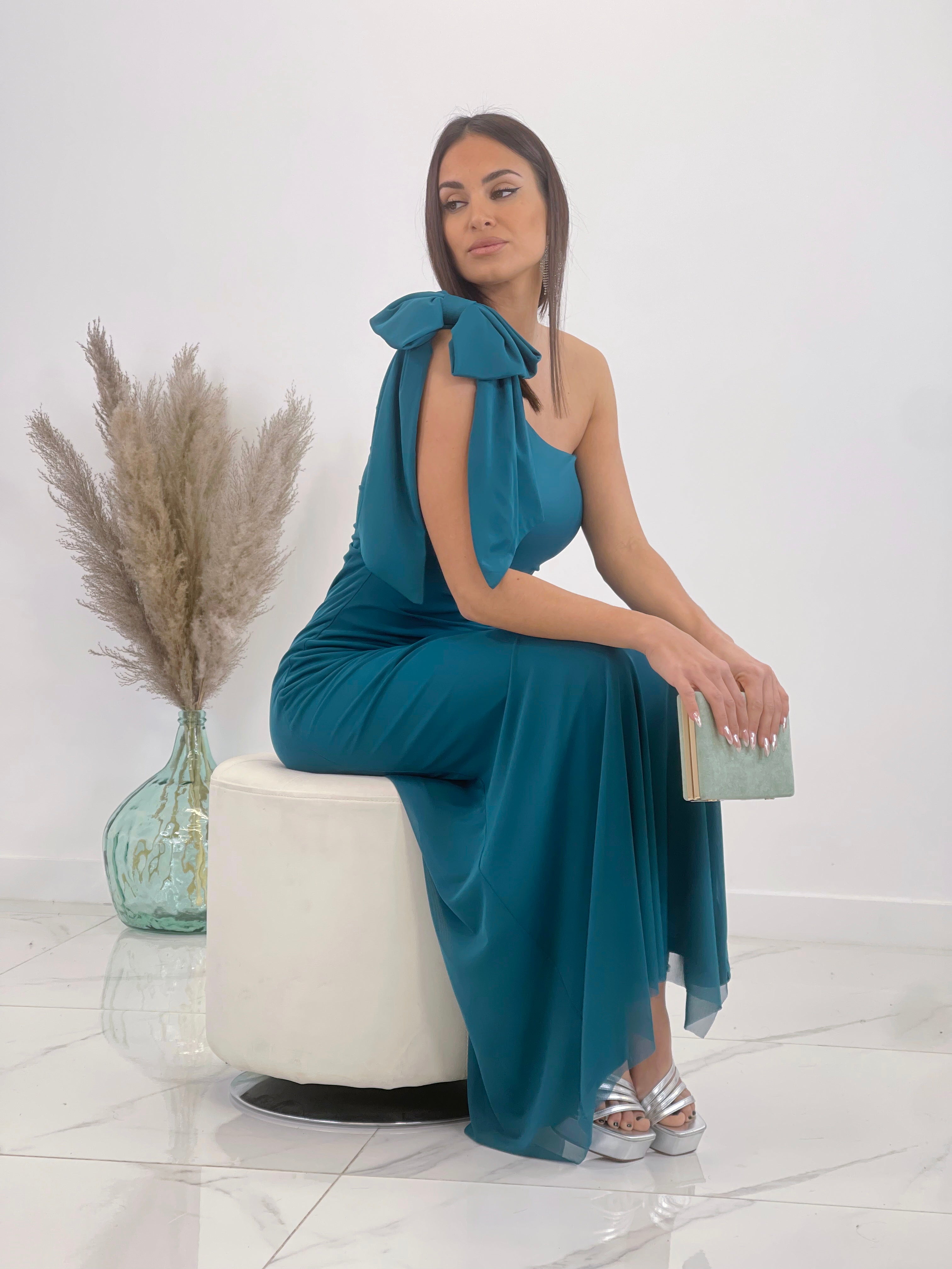 Vestido lazo ceremonia Tamara