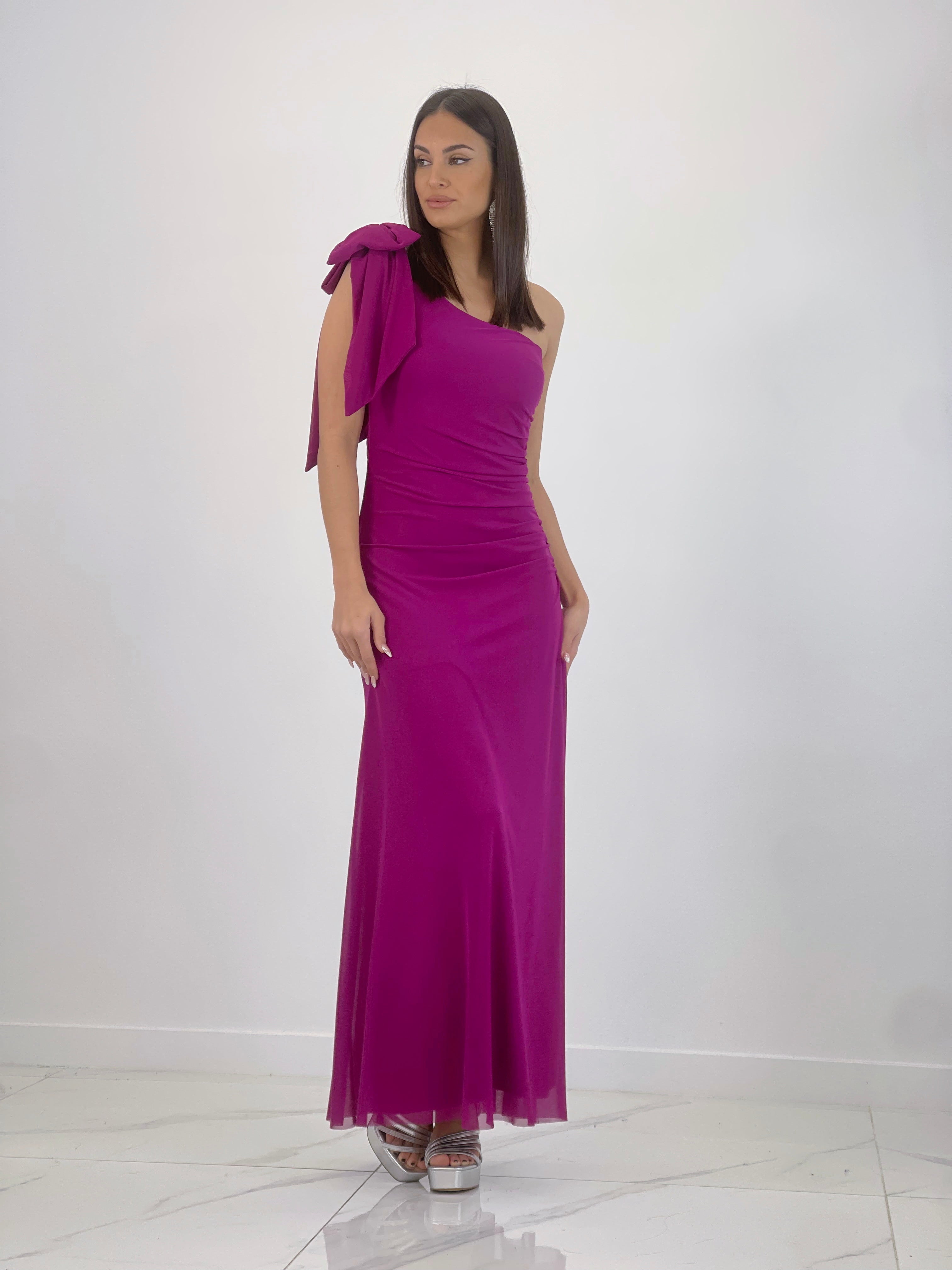 Vestido lazo ceremonia Tamara