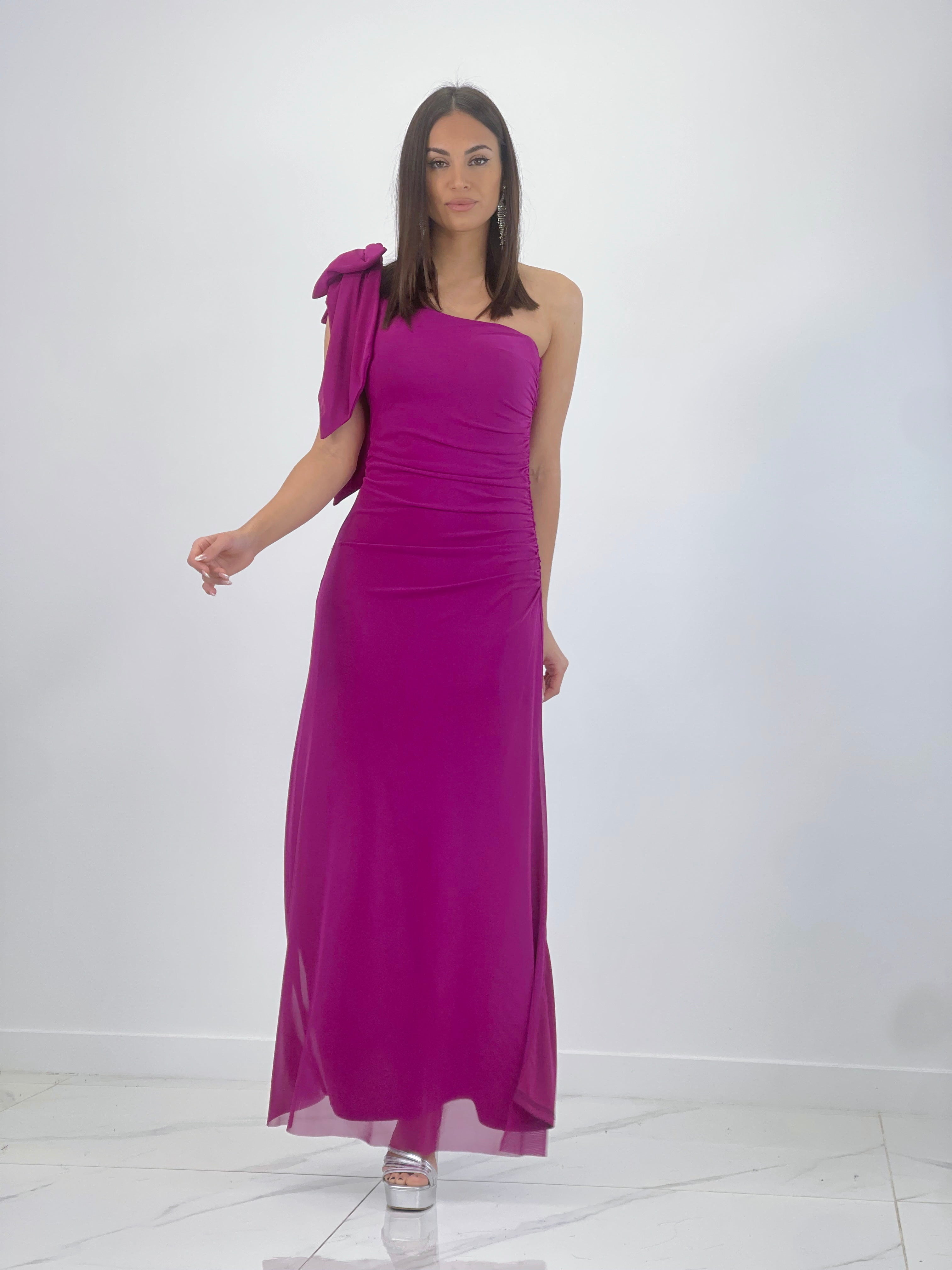 Vestido lazo ceremonia Tamara