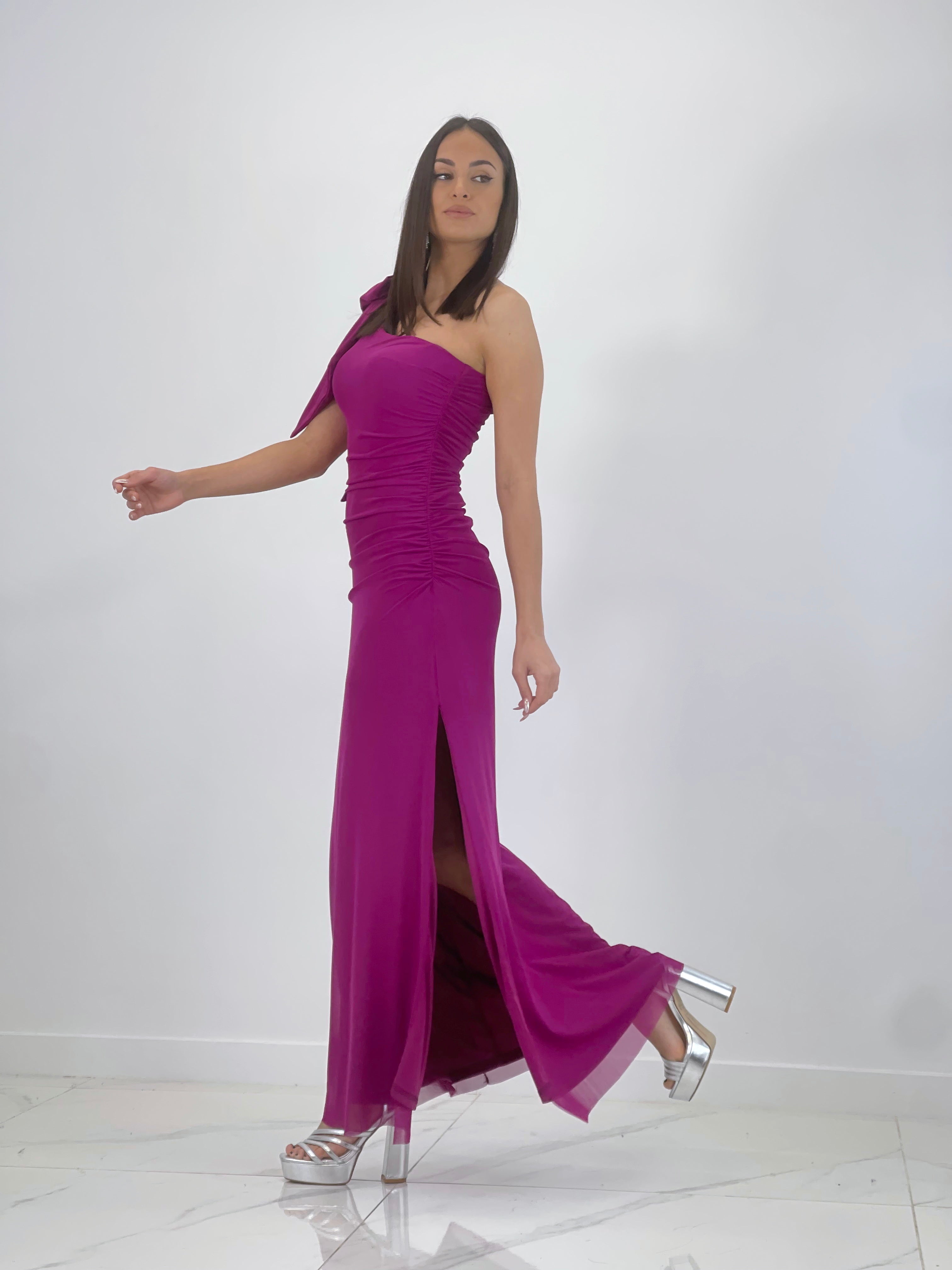 Vestido lazo ceremonia Tamara