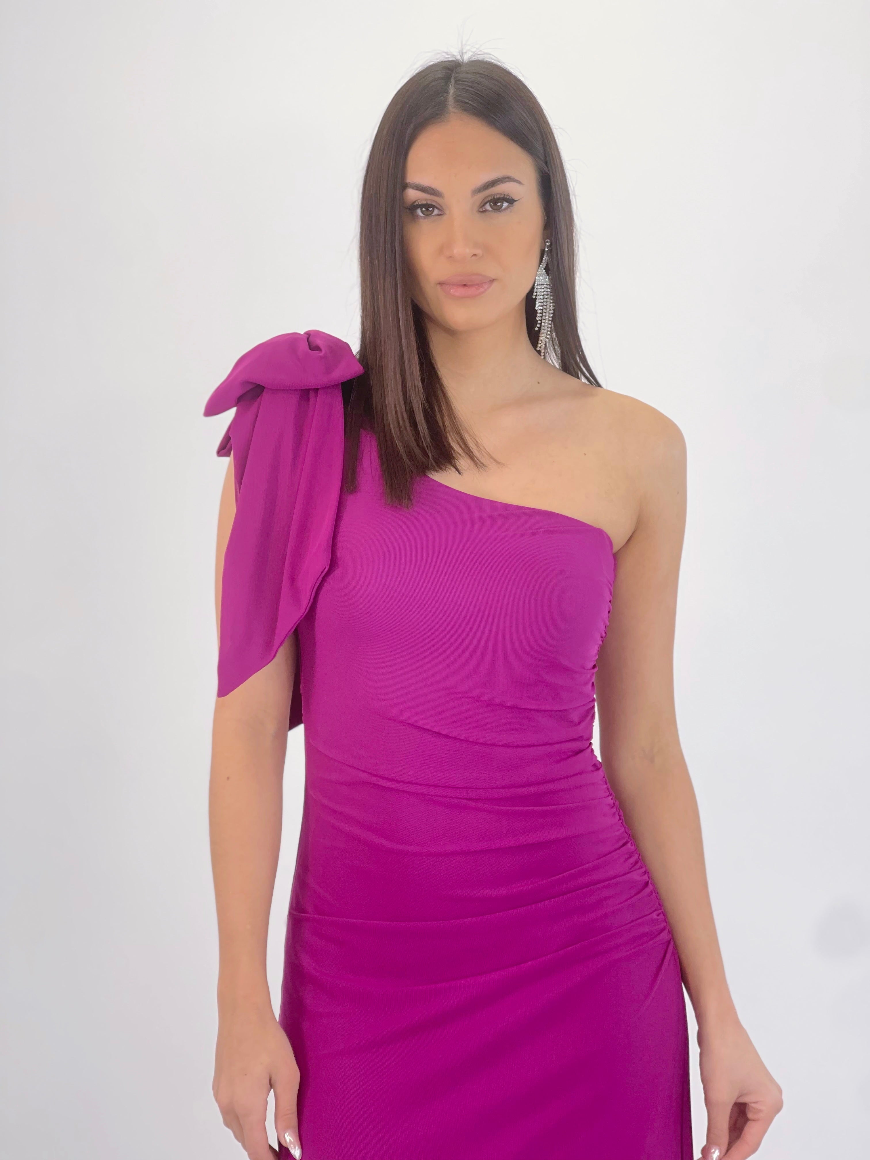 Vestido lazo ceremonia Tamara