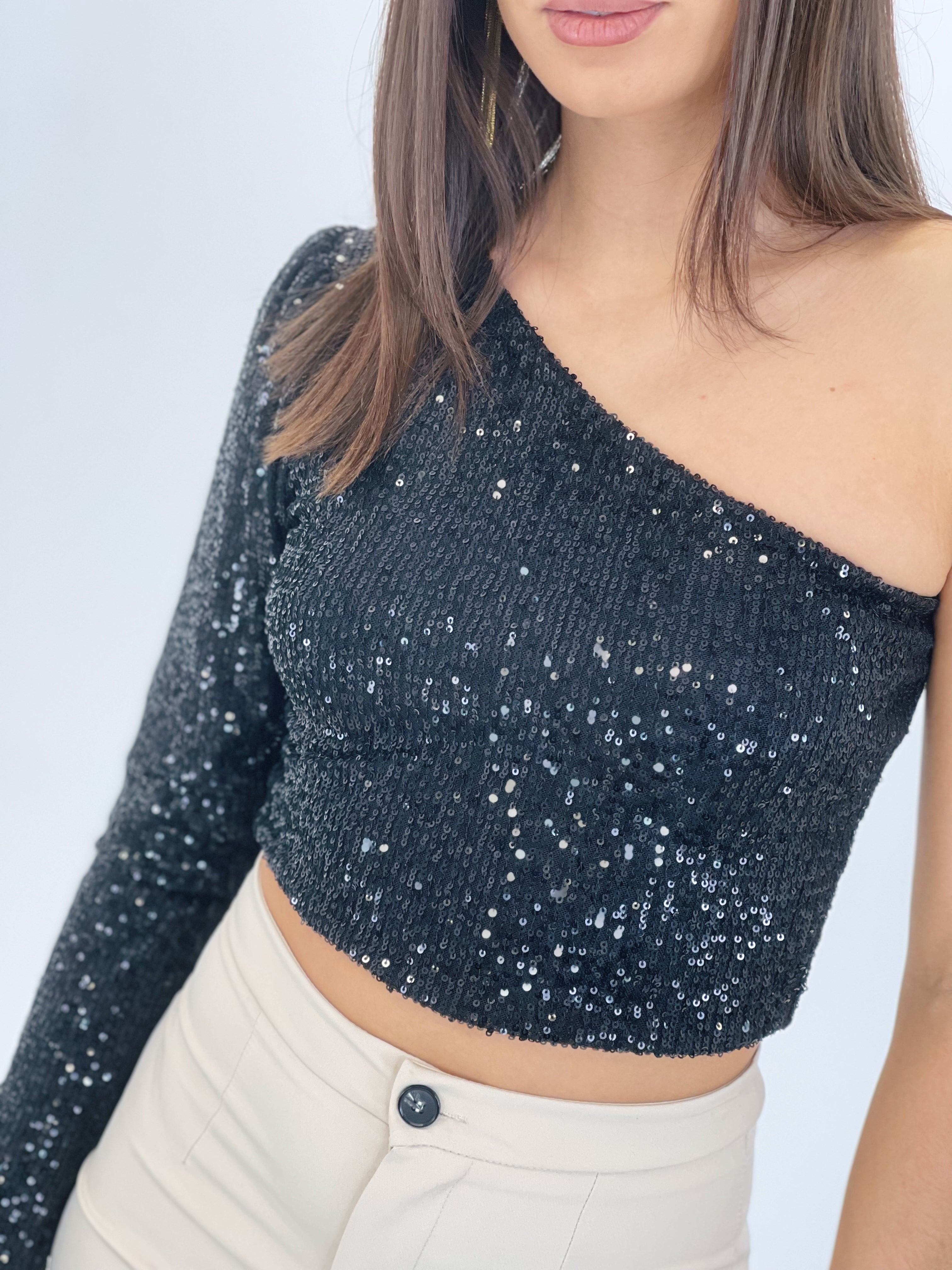 Top lentejuelas Kourtney