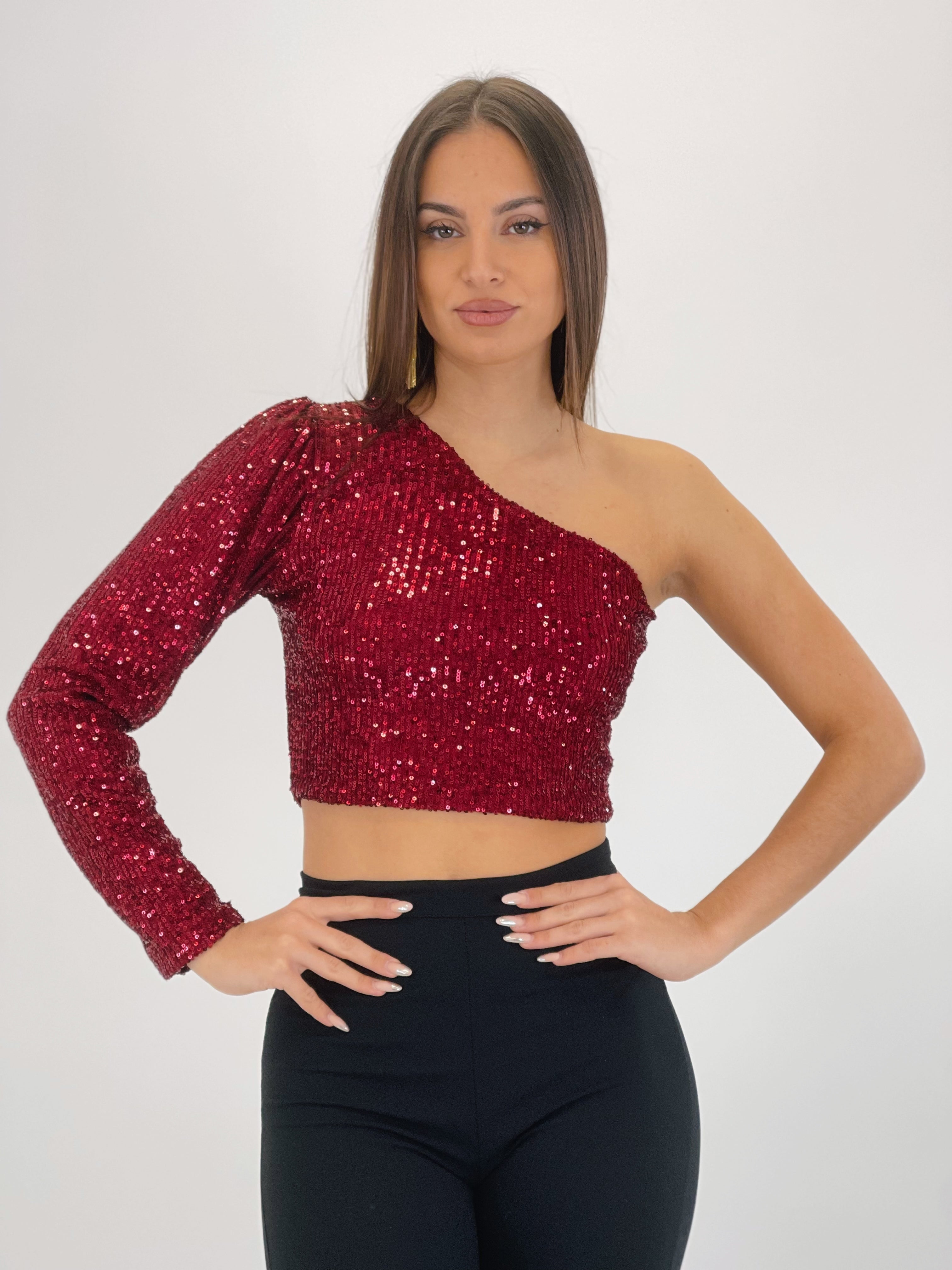 Top lentejuelas Kourtney