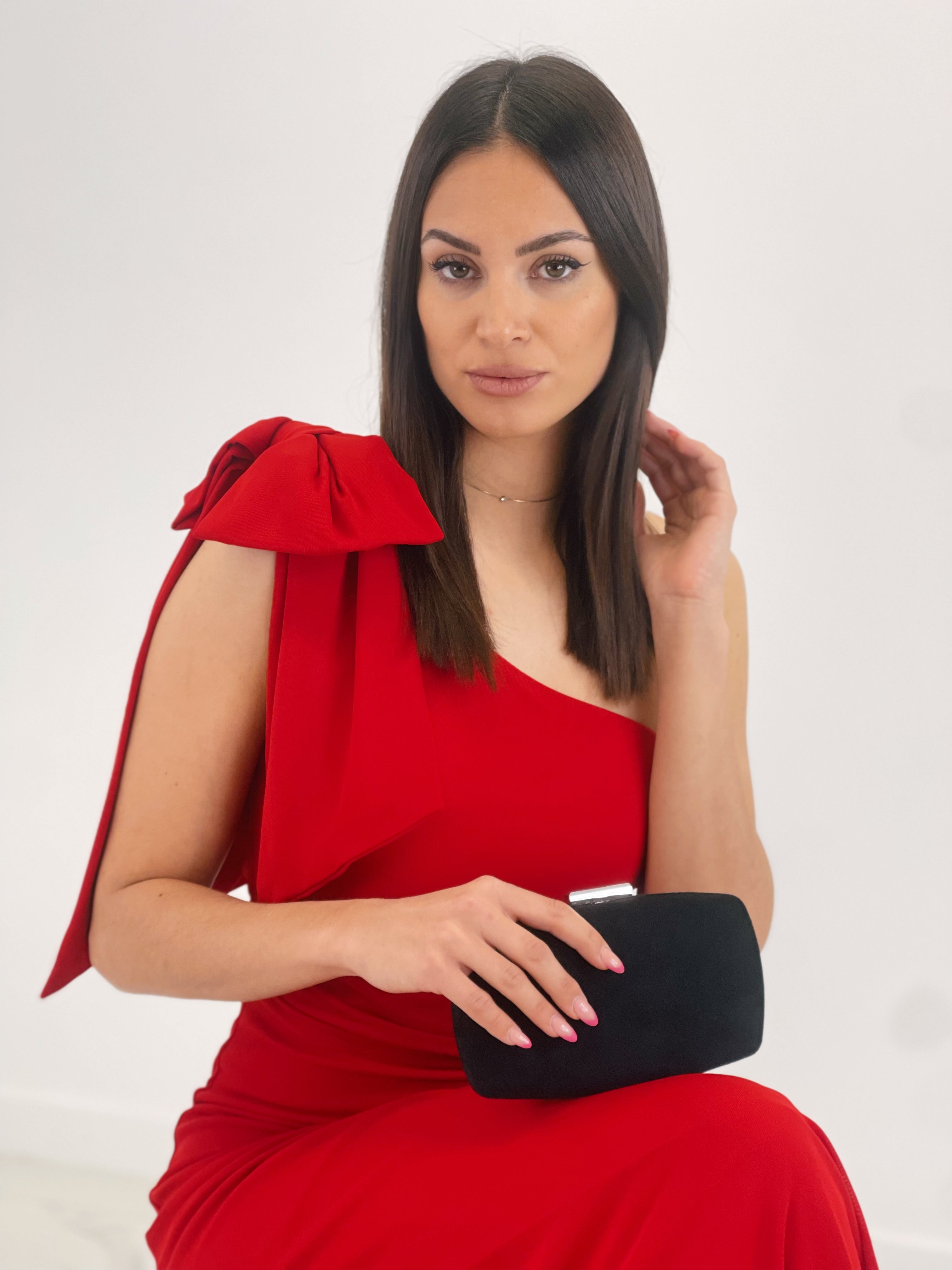 Vestido lazo ceremonia Tamara