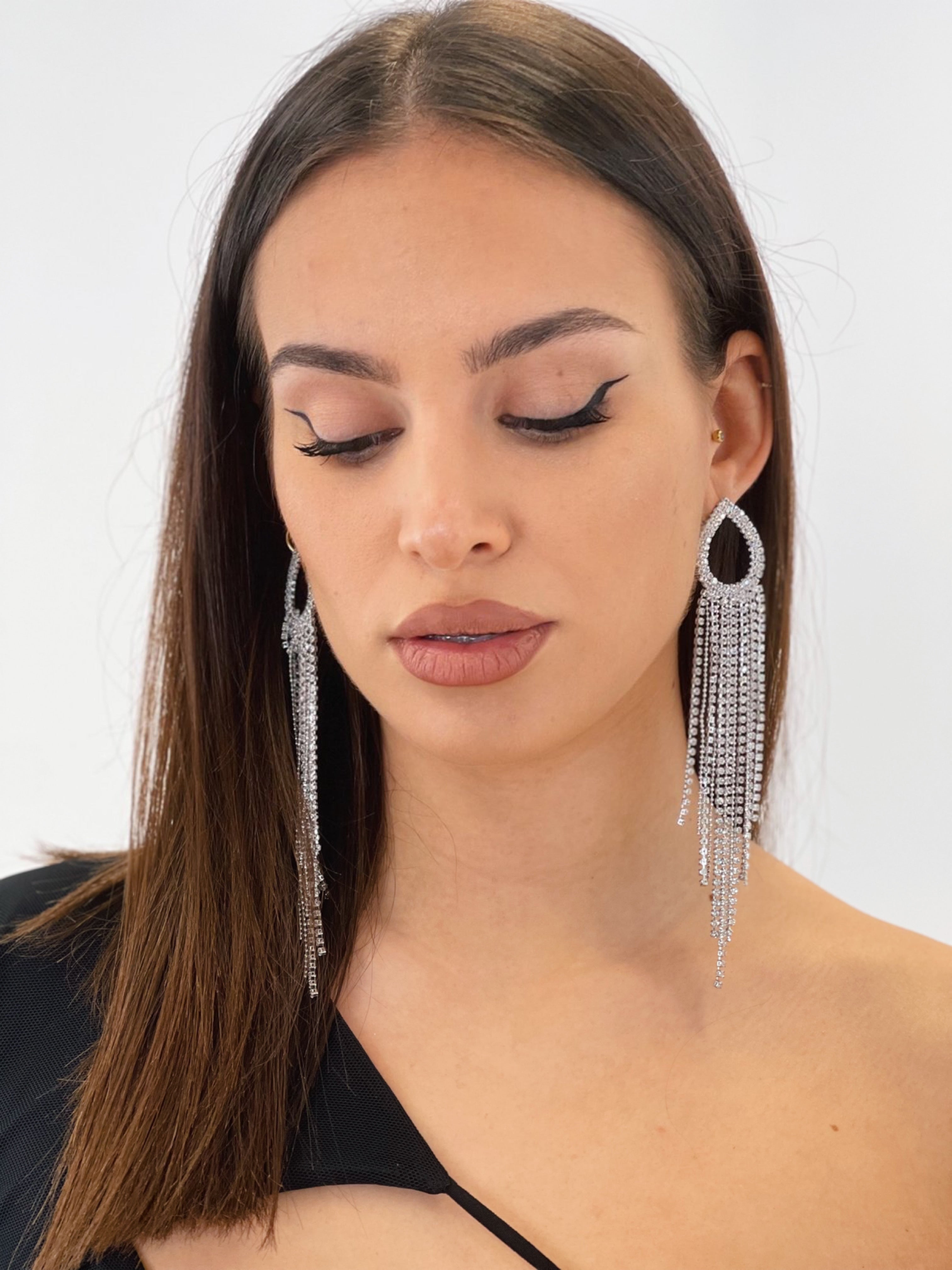 Arracades de gota penjant