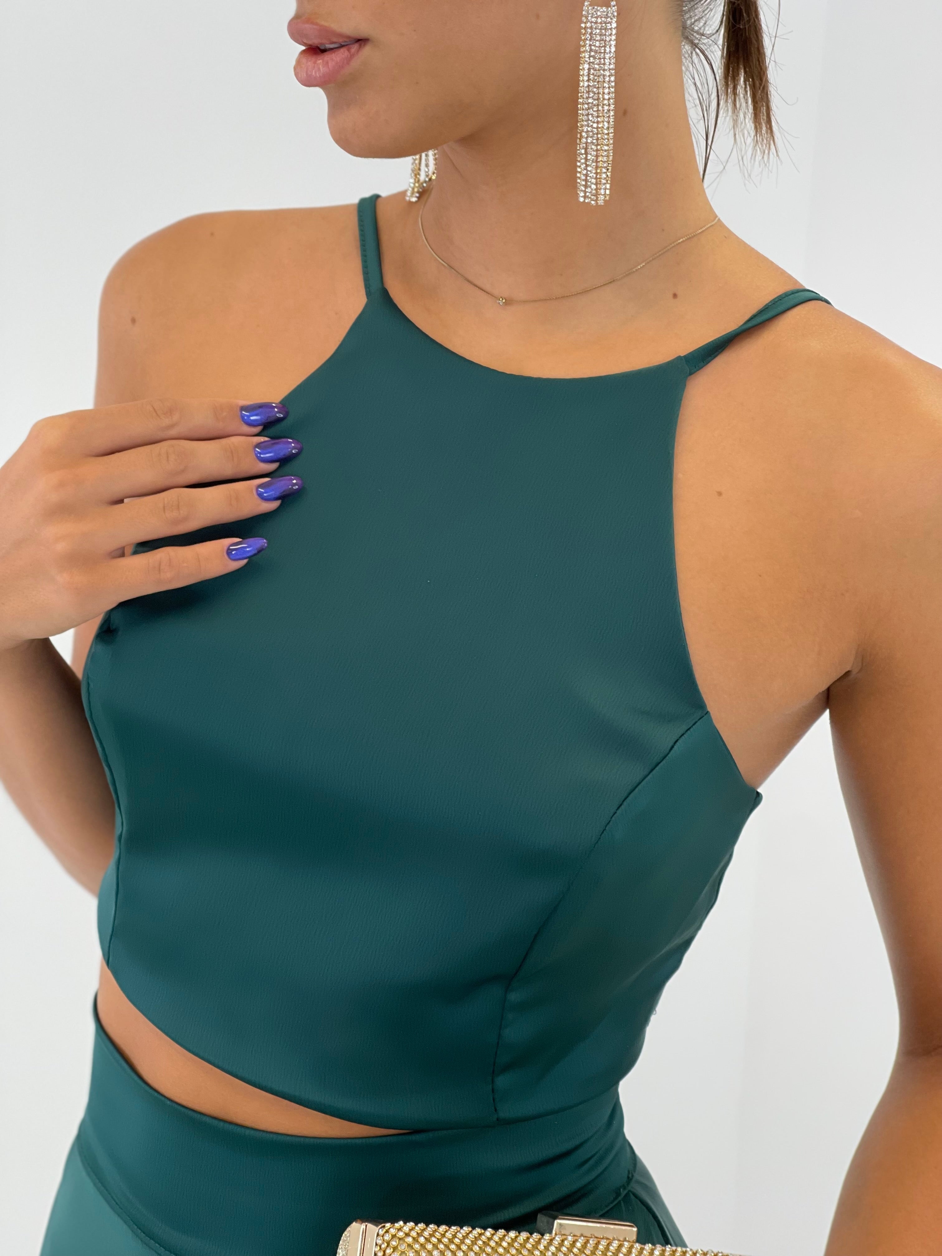 Top crop satén Silvia - Zebra&Maduixa®