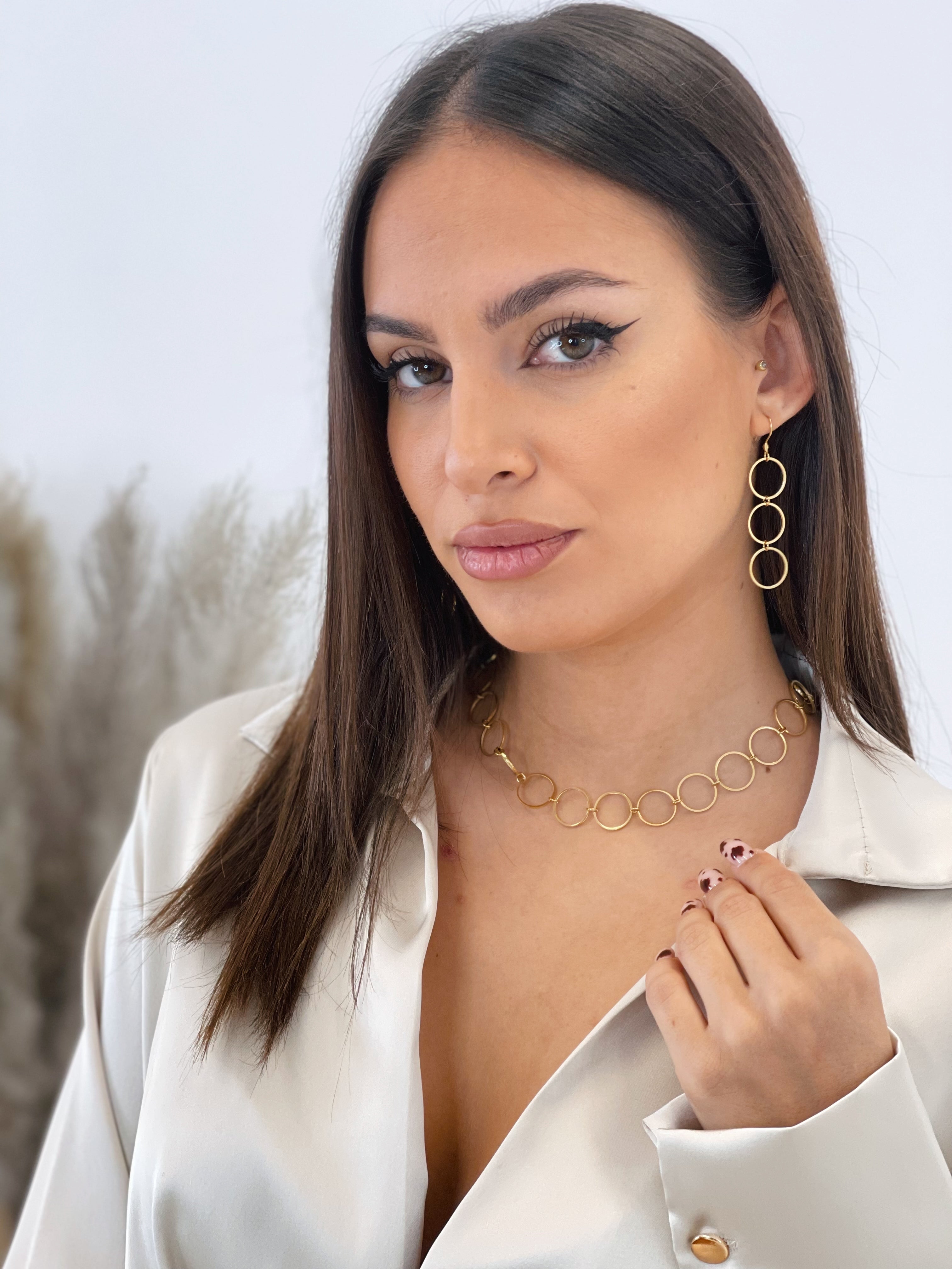 Pendientes aros redondos