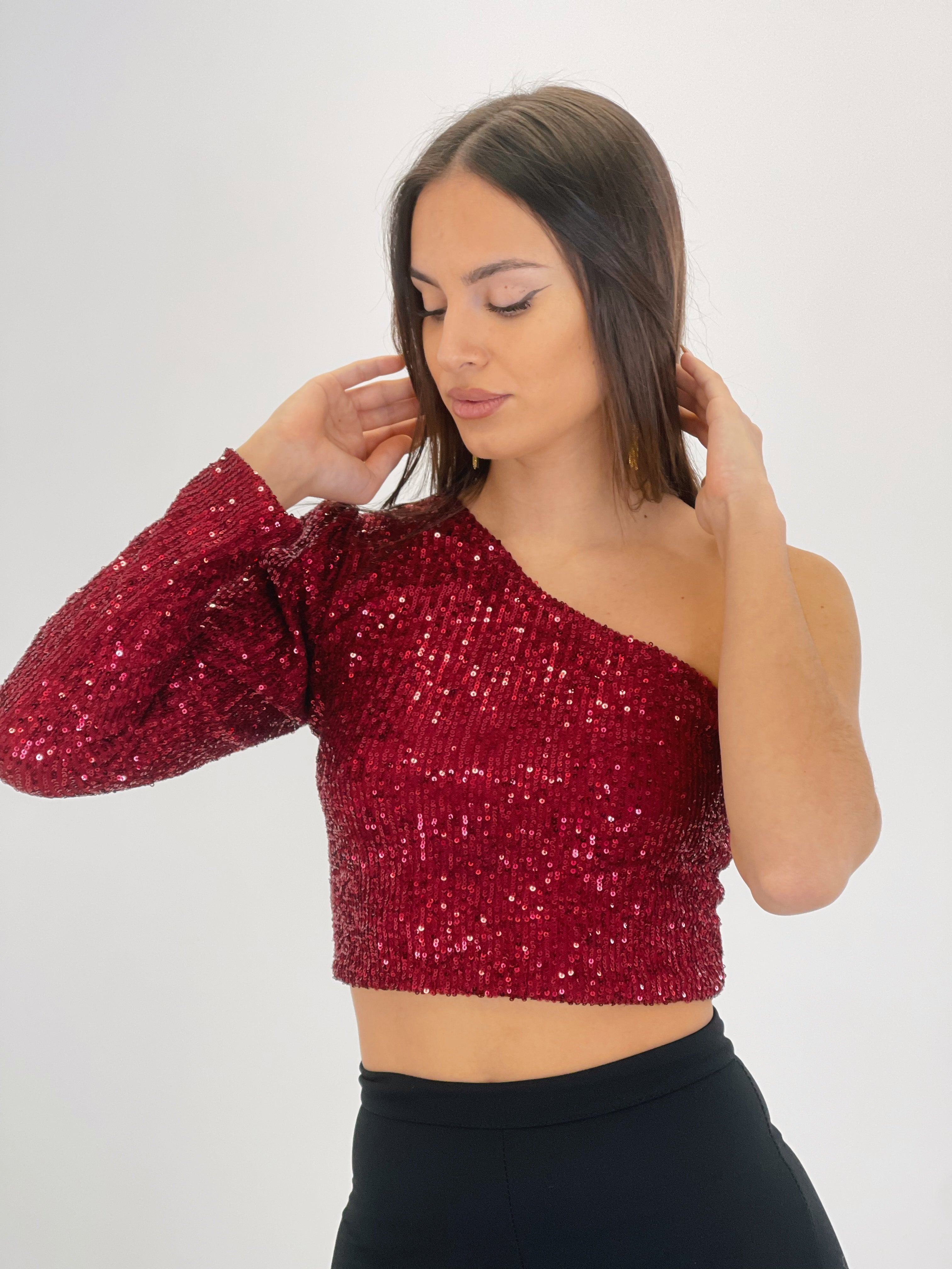 Top lentejuelas Kourtney