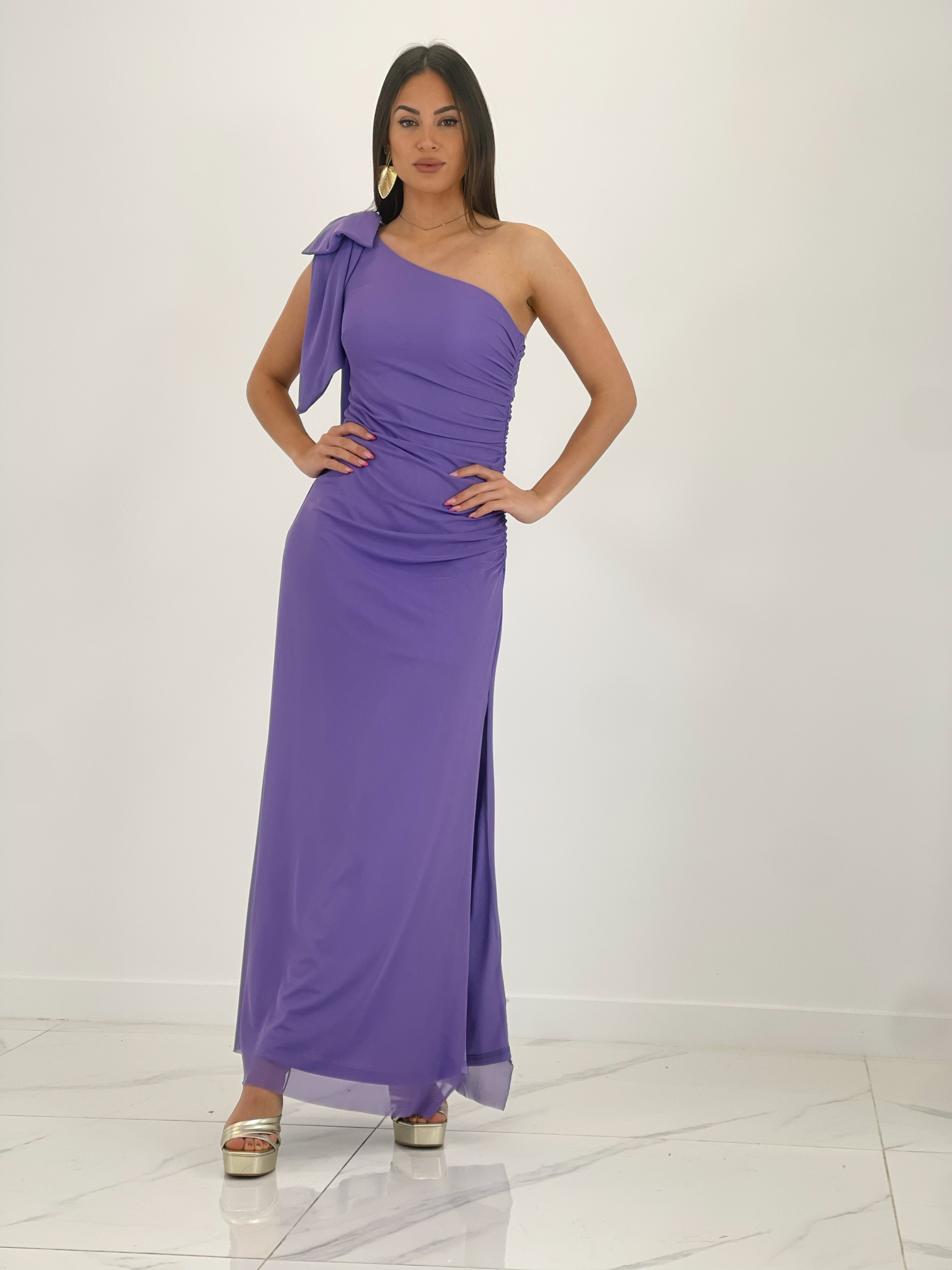 Vestido lazo ceremonia Tamara