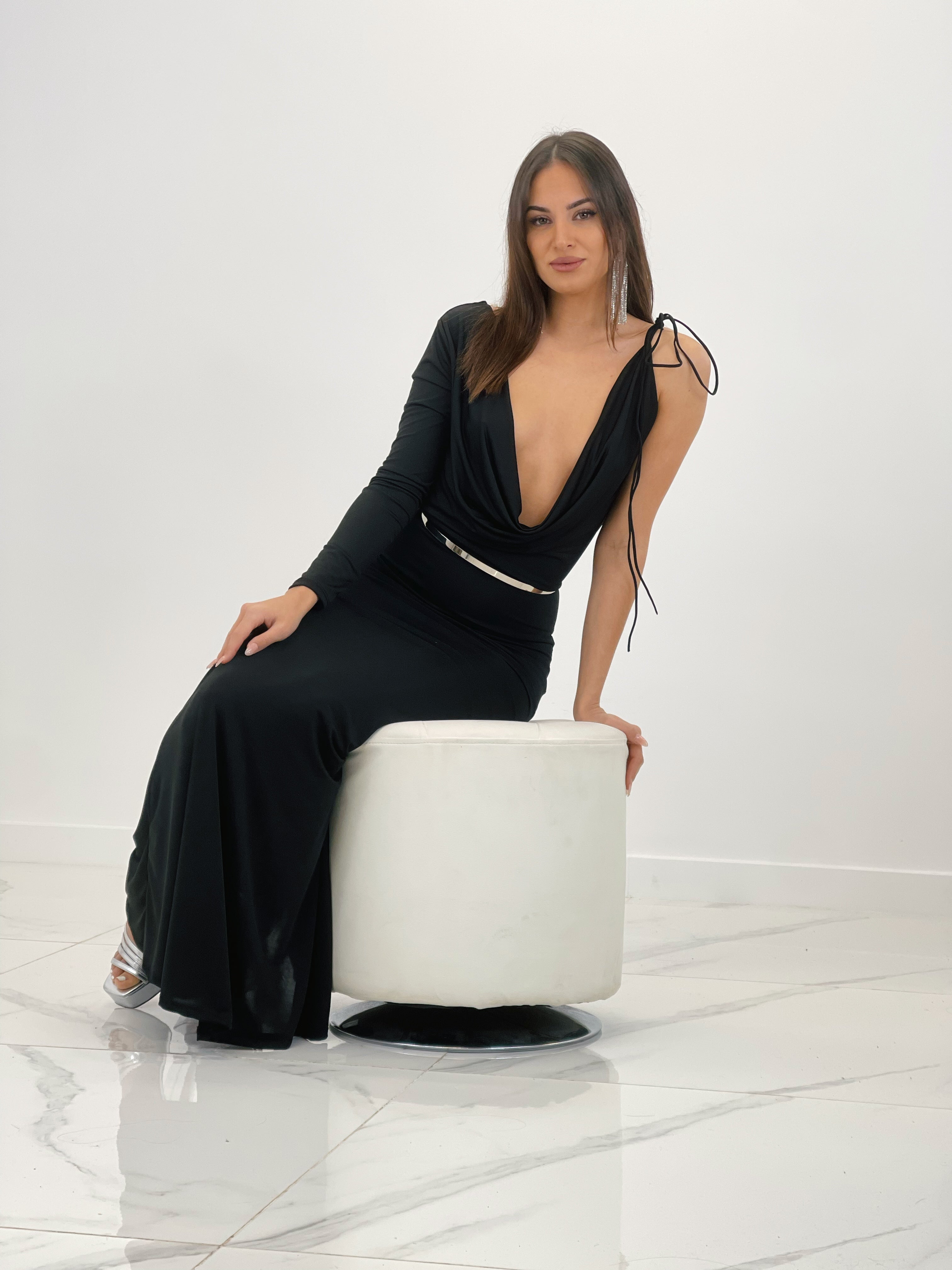 Vestido cascada Idara