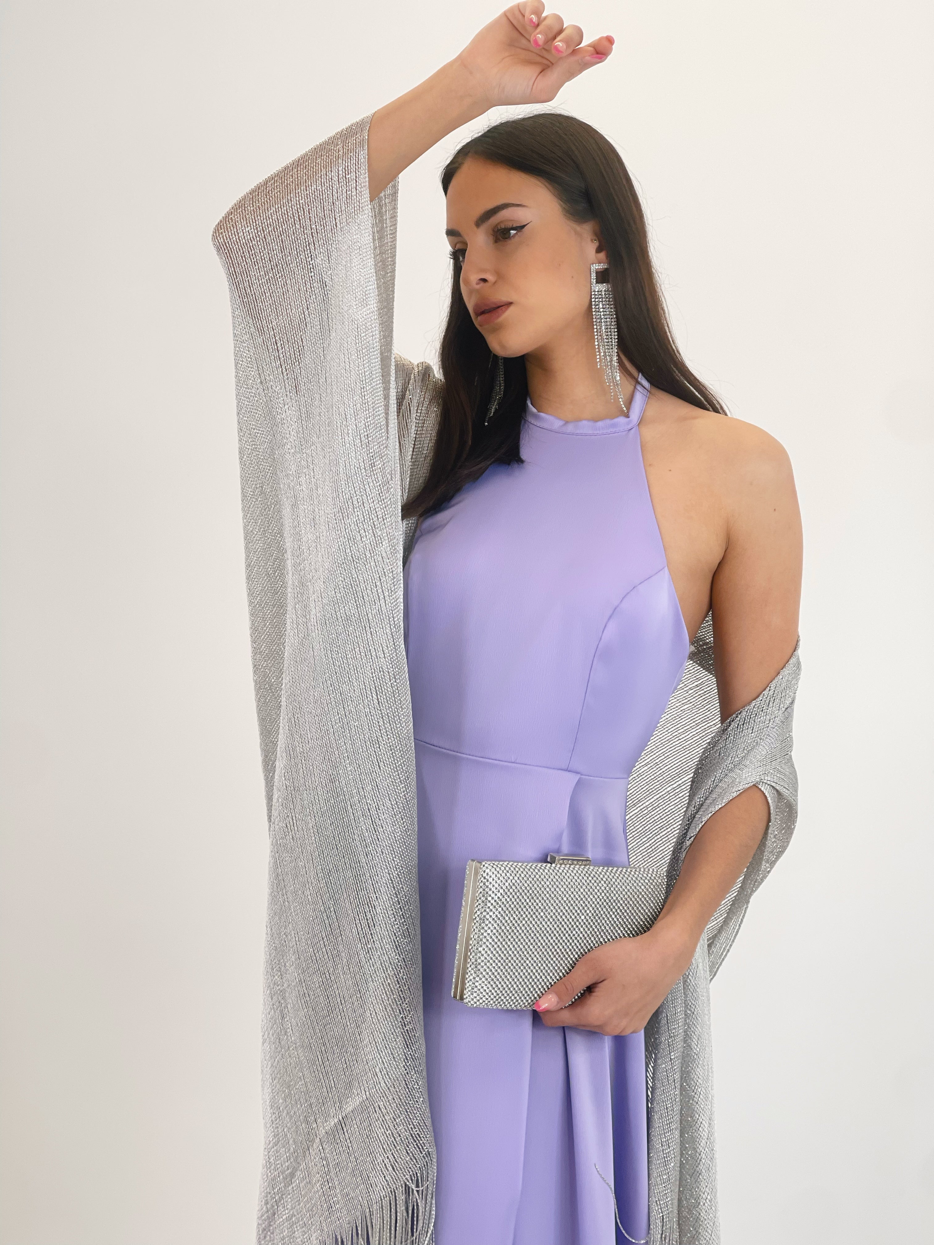 Vestido largo satén Silvia - Zebra&Maduixa®