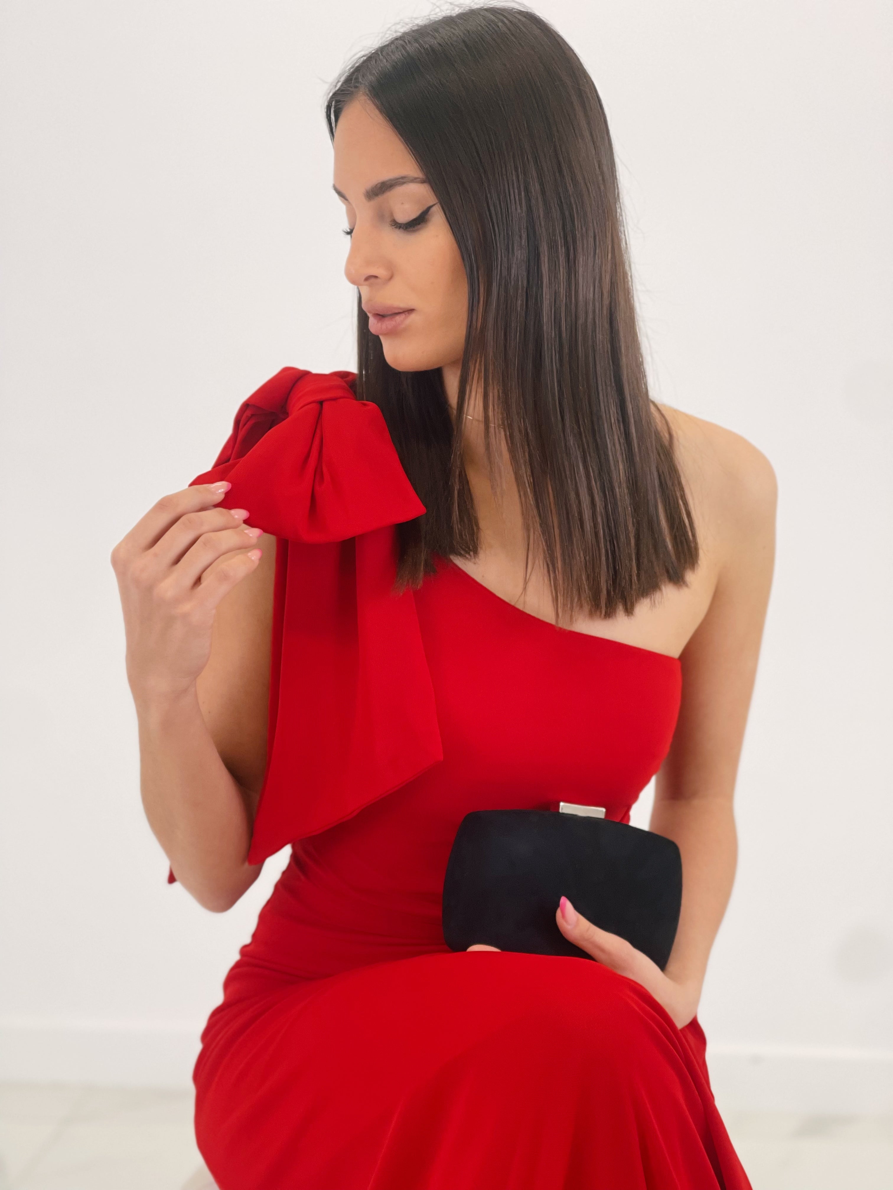 Vestido lazo ceremonia Tamara