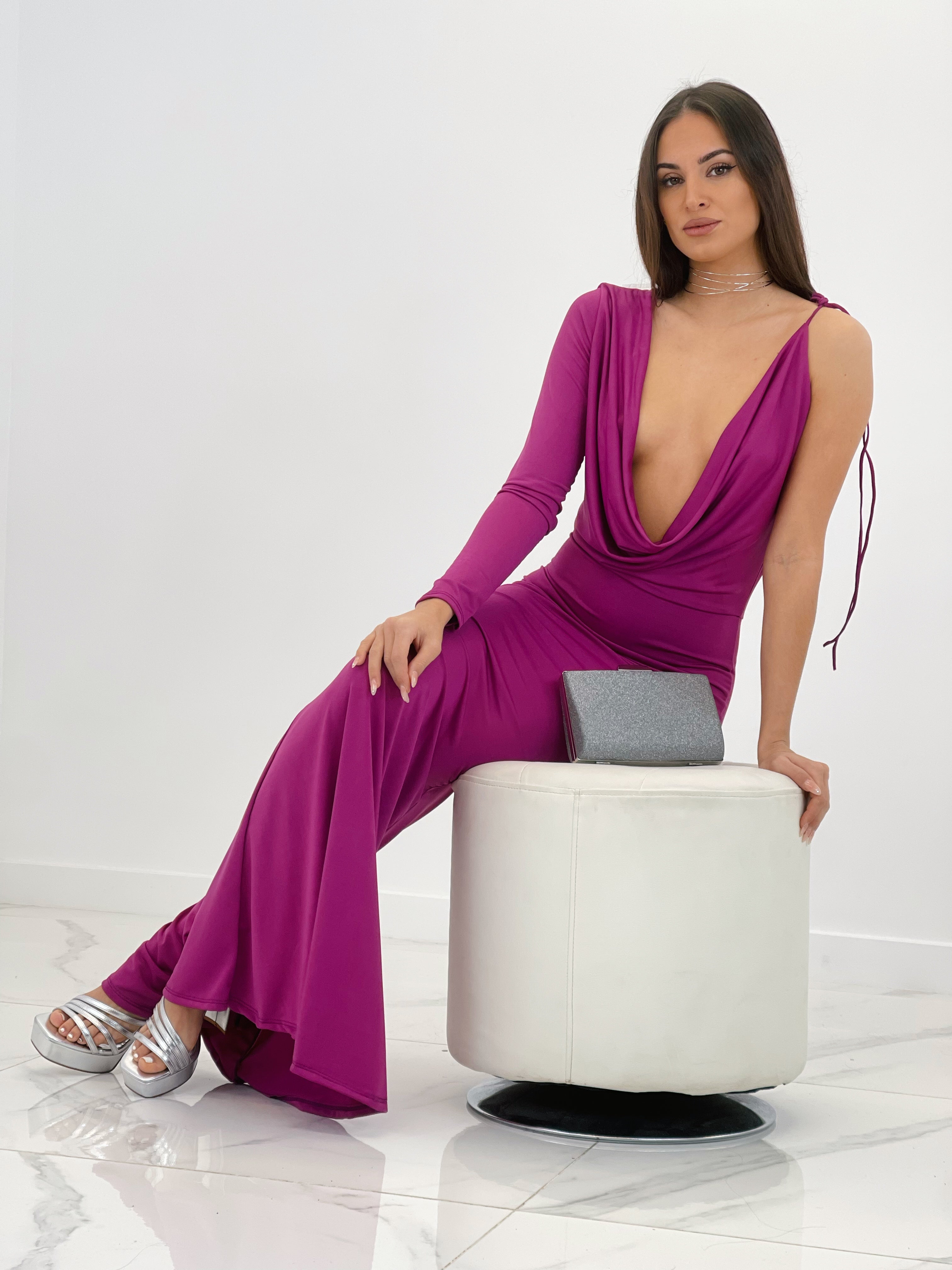 Vestido cascada Idara