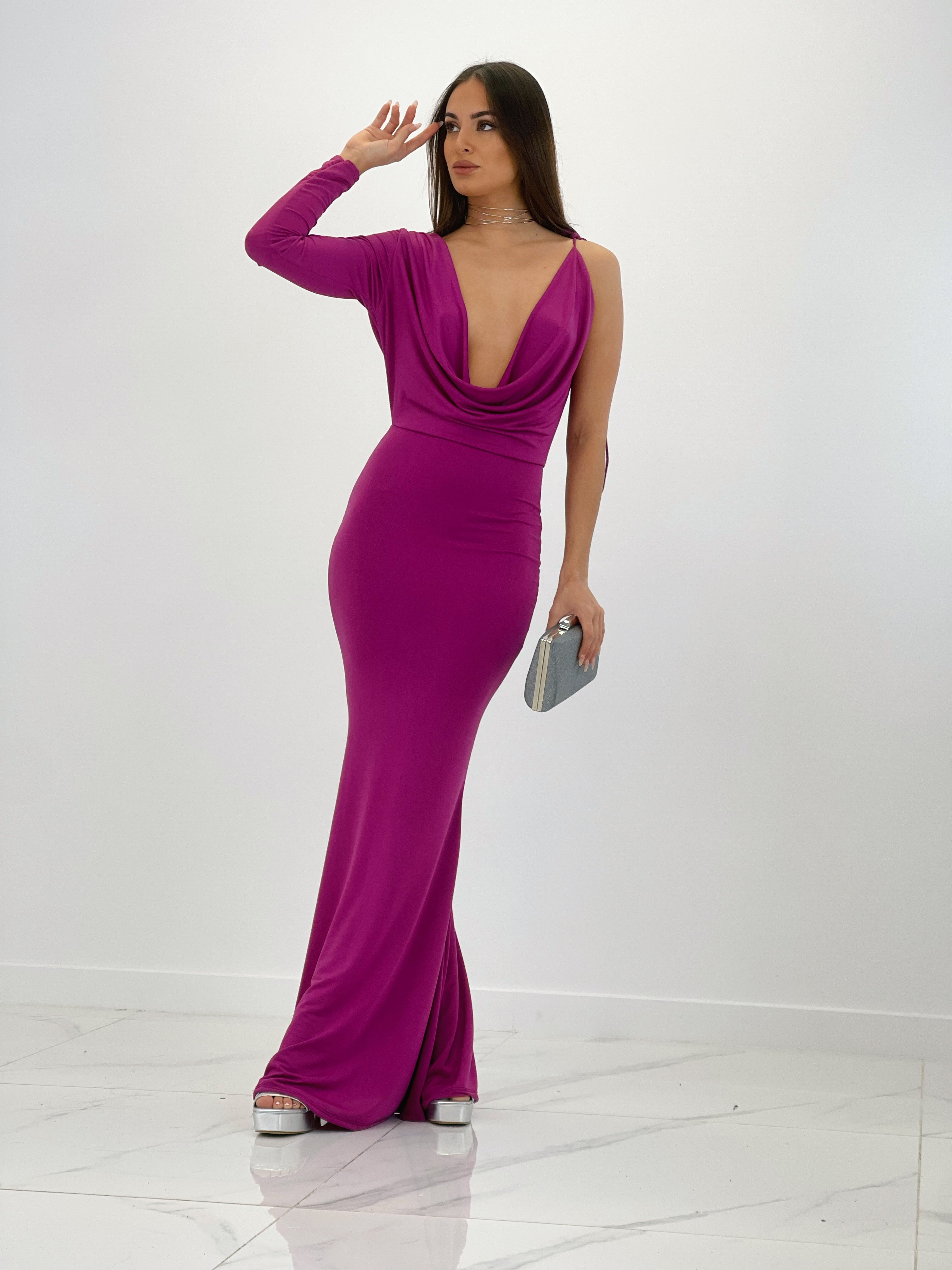 Vestido cascada Idara