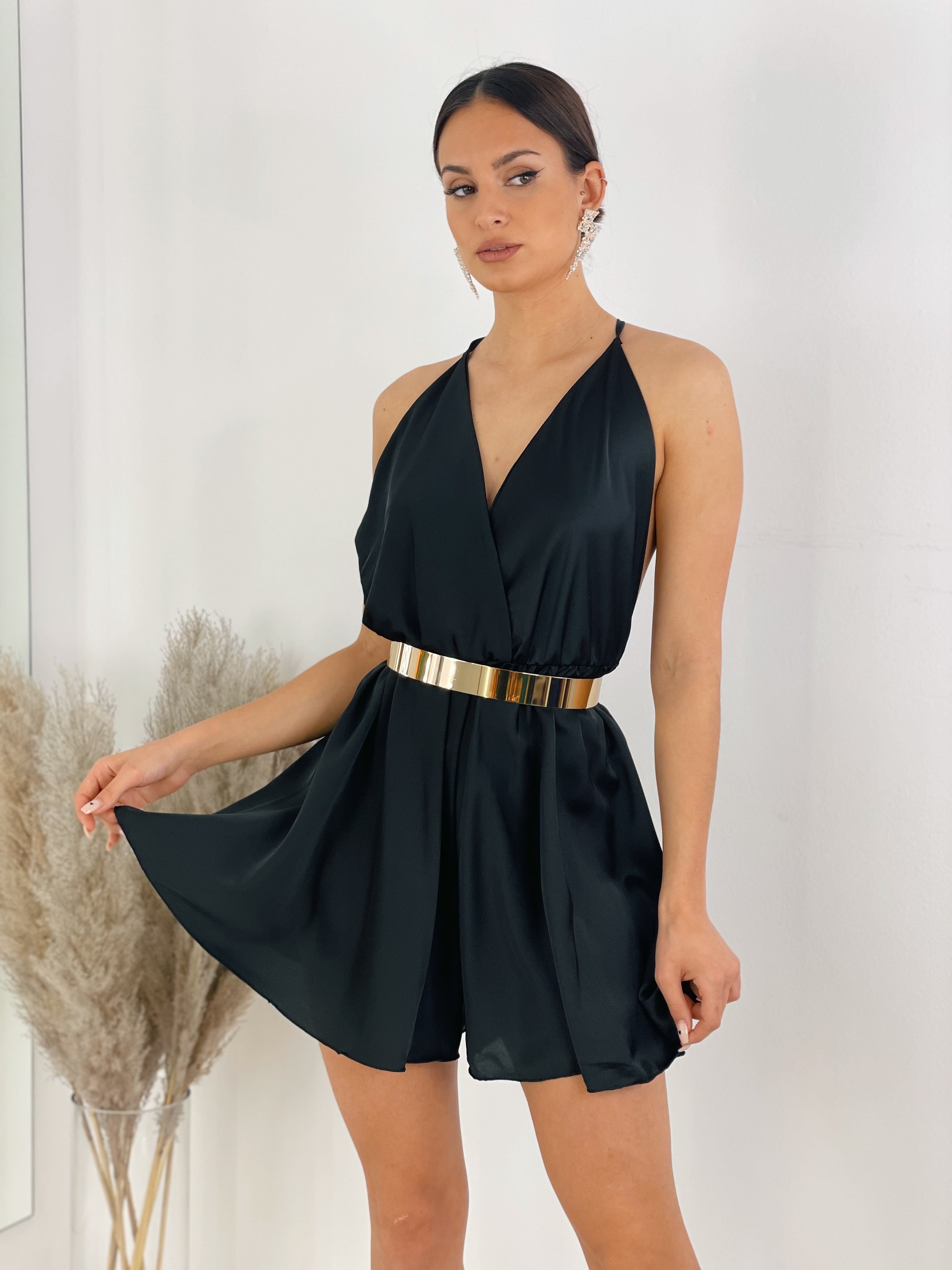 Cinturón metálico ancho dorado 3cm | Zebra&Maduixa