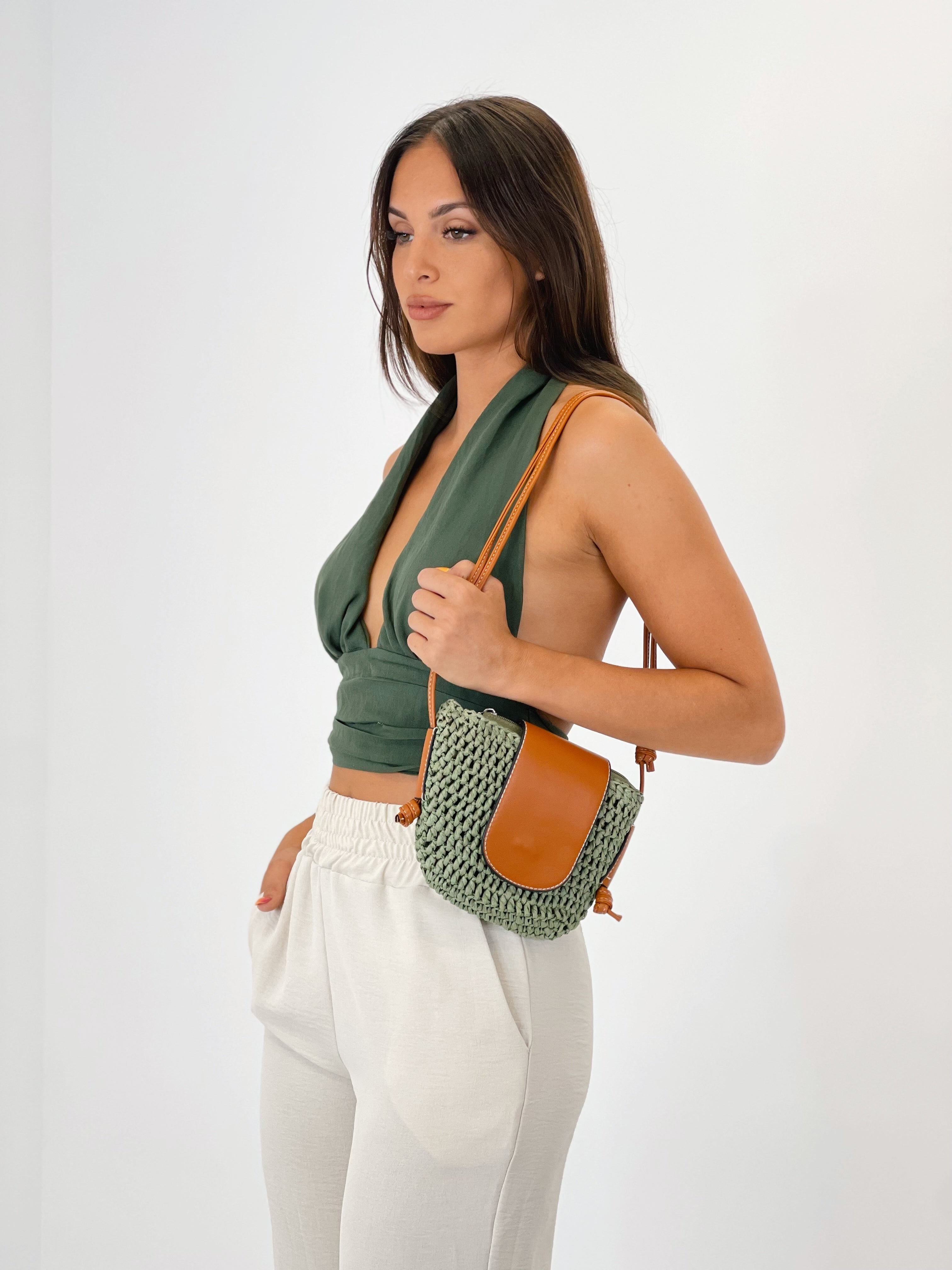 Bolso de rafia solapa - Zebra&Maduixa®