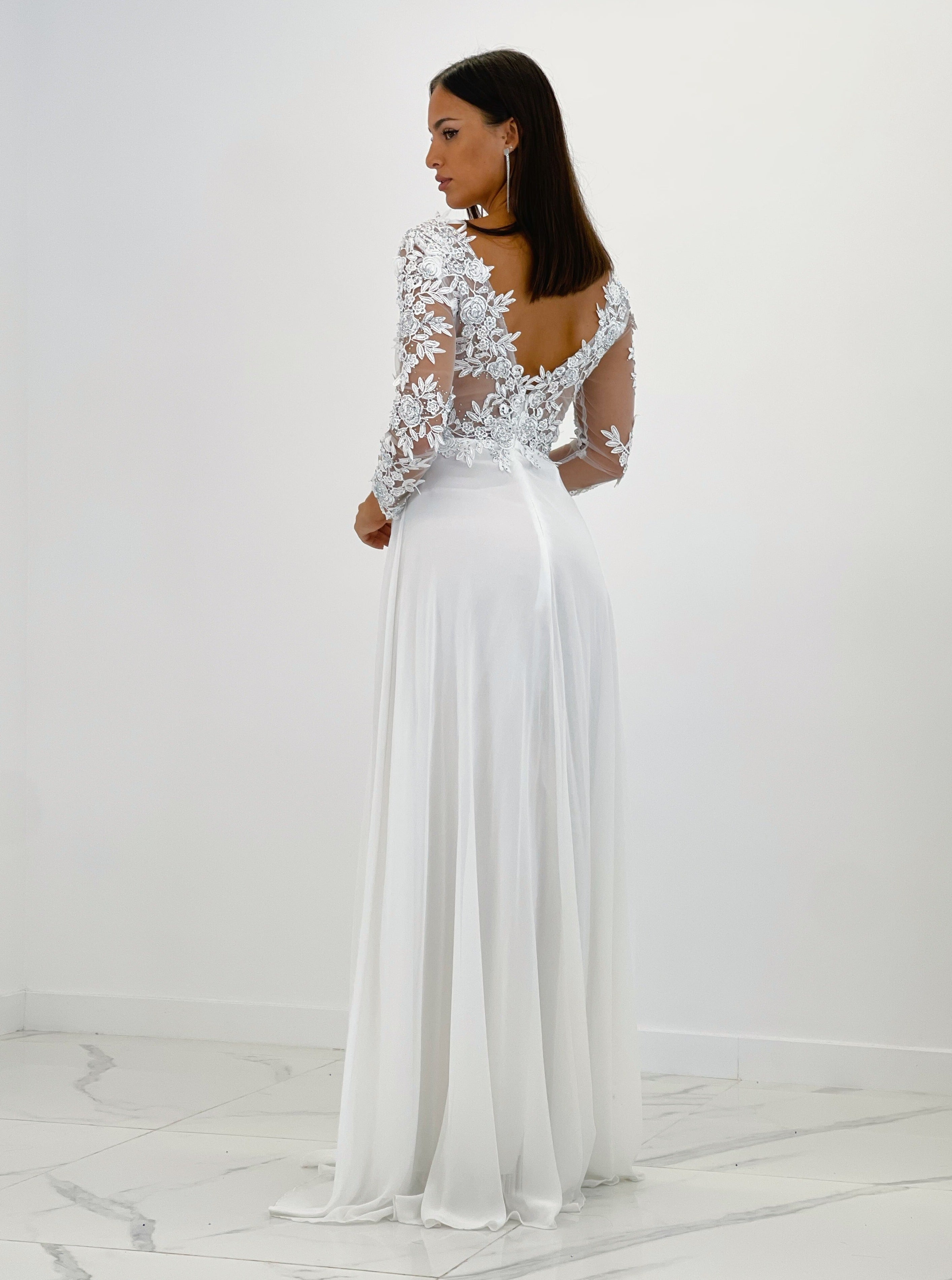 Vestido ceremonia Atlantis Blanco