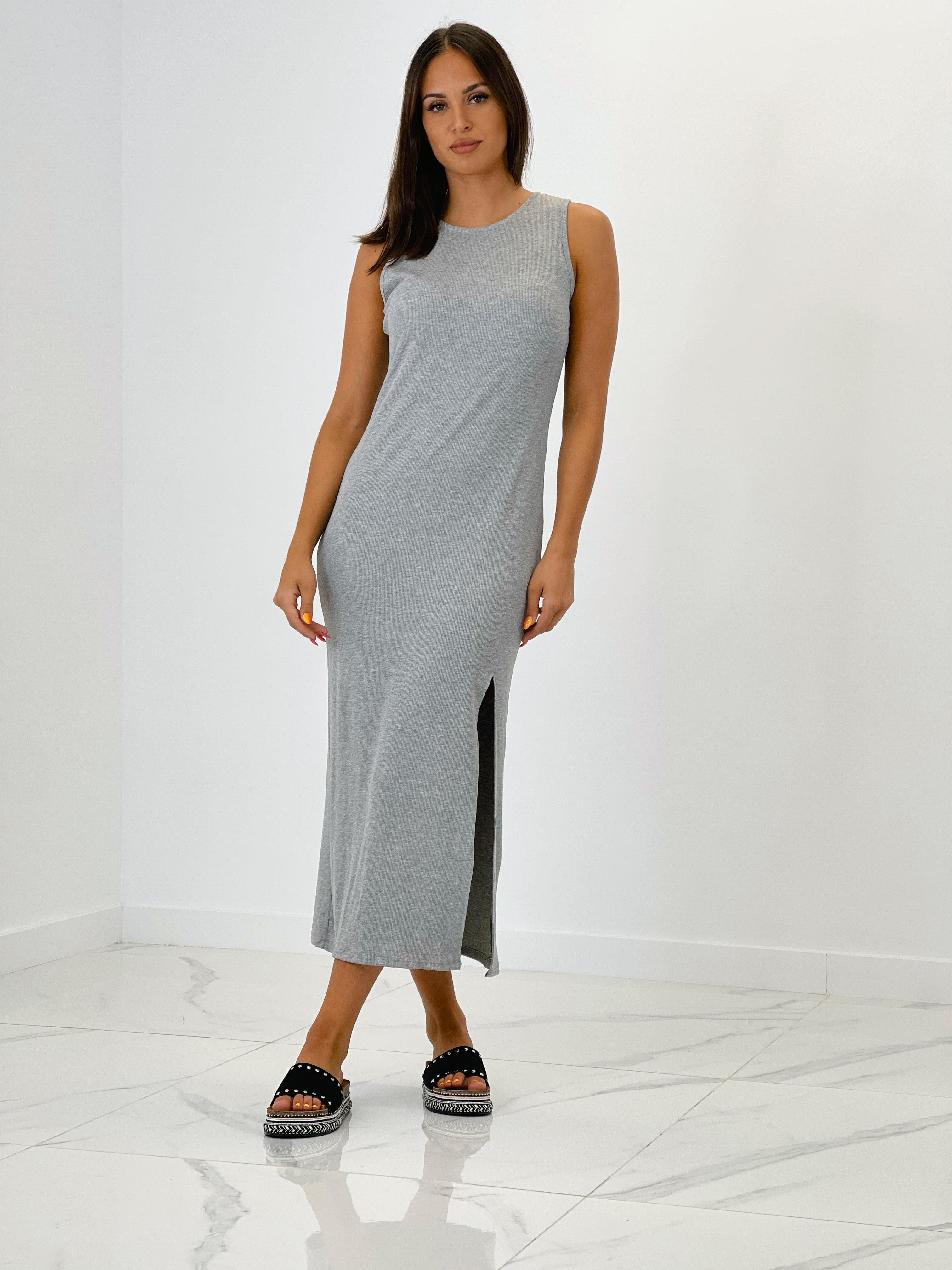 Vestido midi de canalé - Zebra&Maduixa®