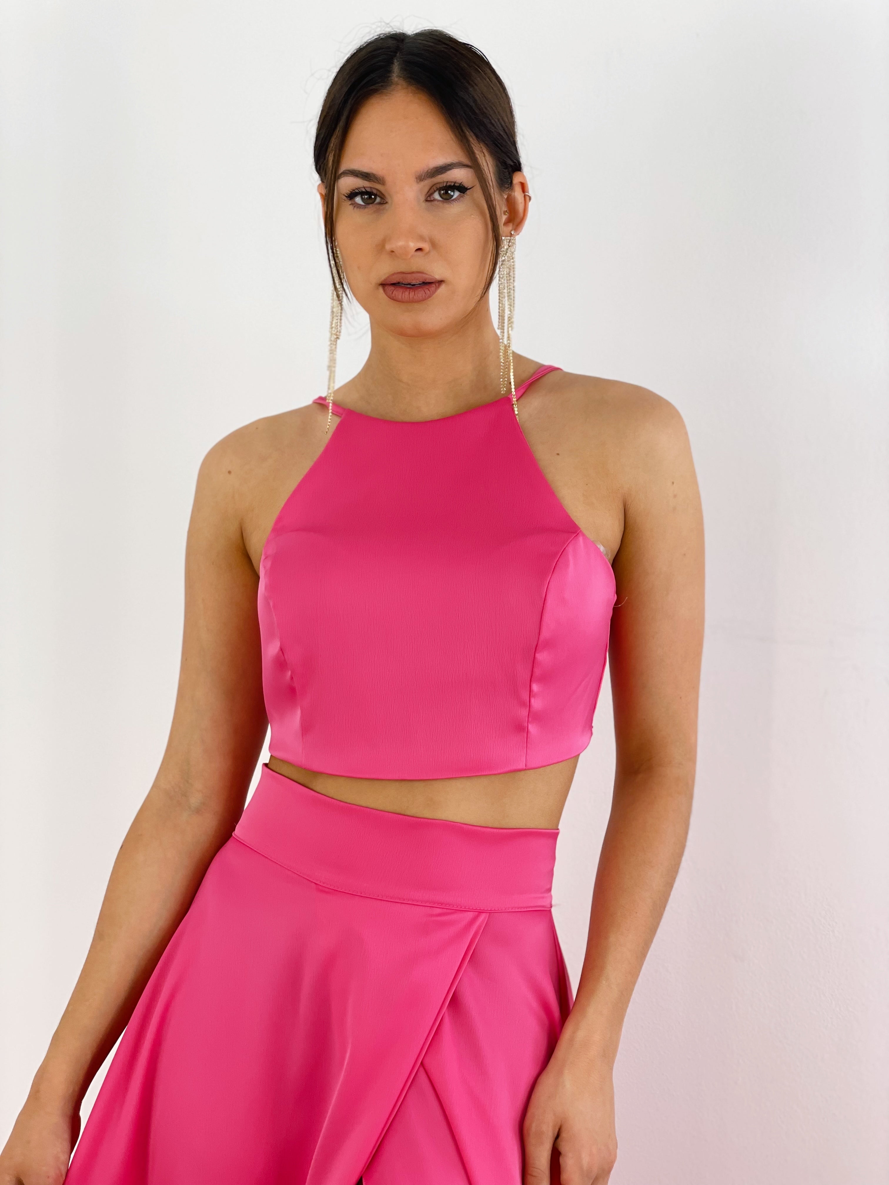 Top crop satén Silvia - Zebra&Maduixa®