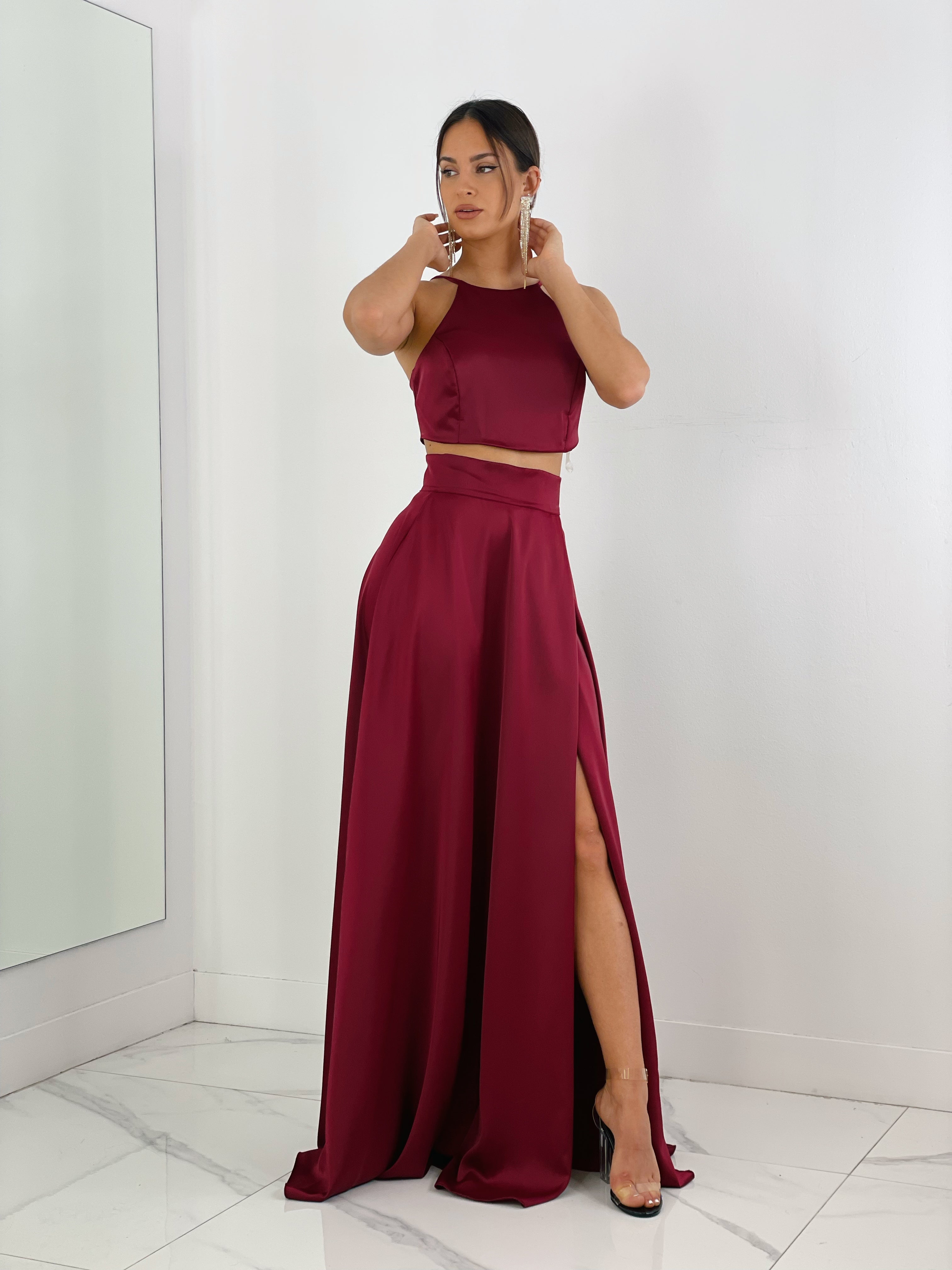 Top crop satén Silvia - Zebra&Maduixa®