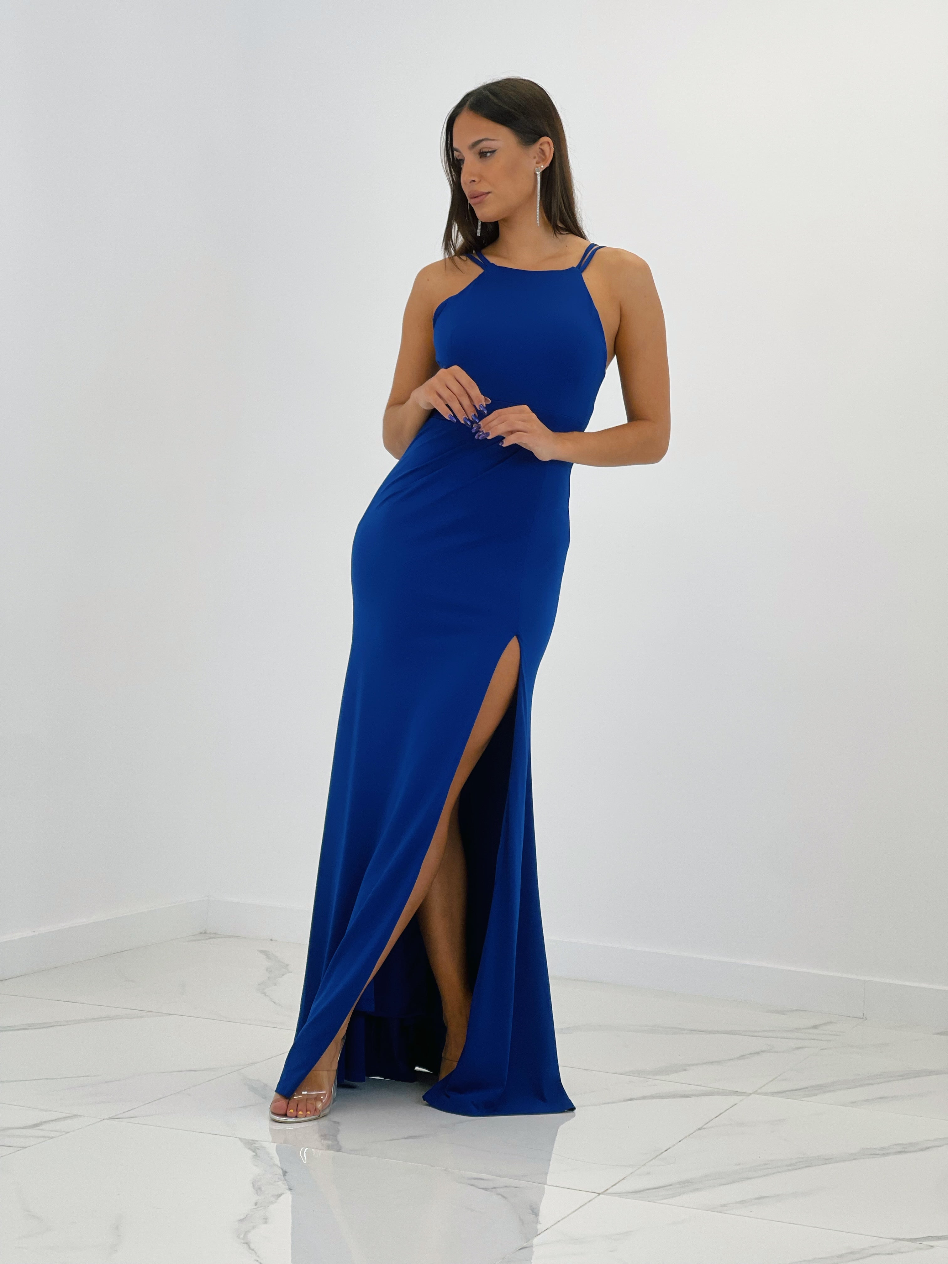 Vestido halter ceremonia Dionisia