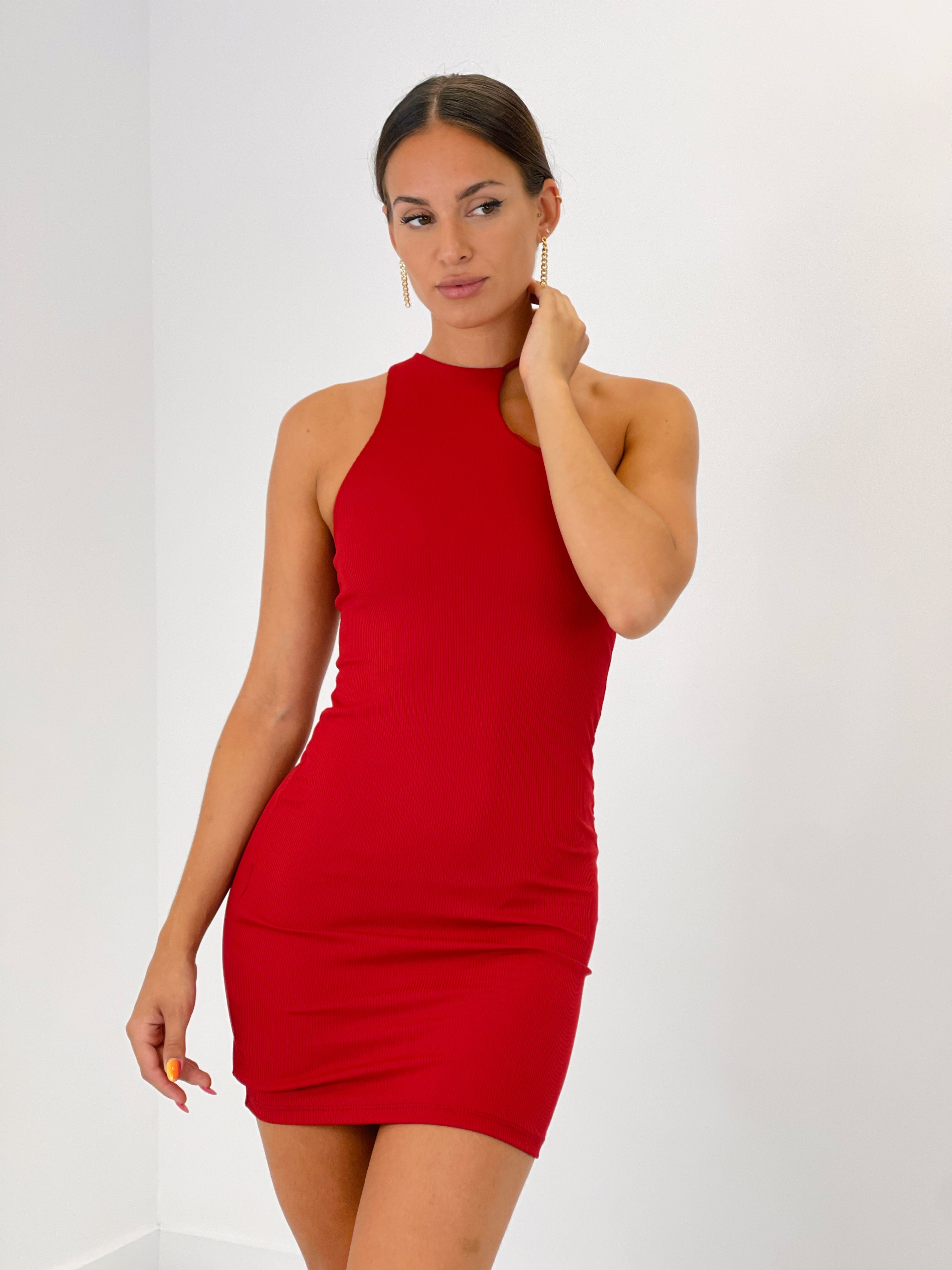 Vestido escote redondo asimétrica - Zebra&Maduixa®