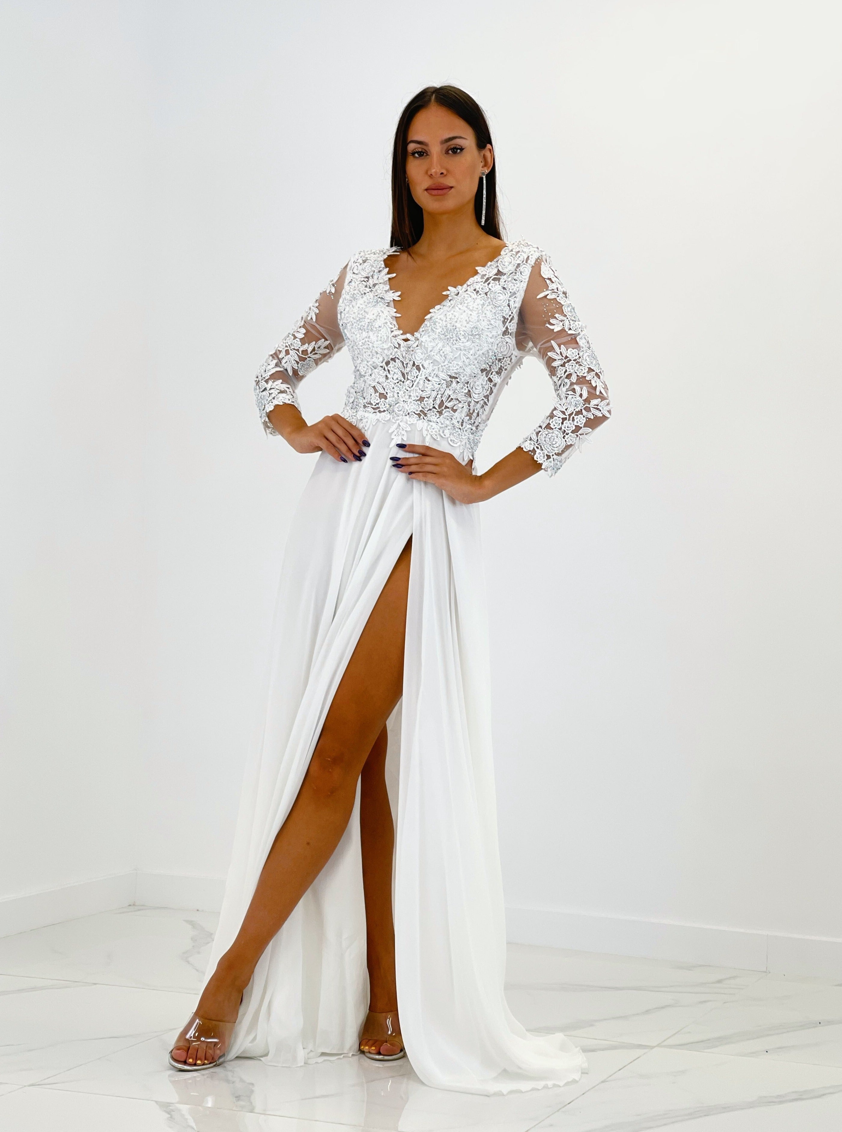 Vestido ceremonia Atlantis Blanco