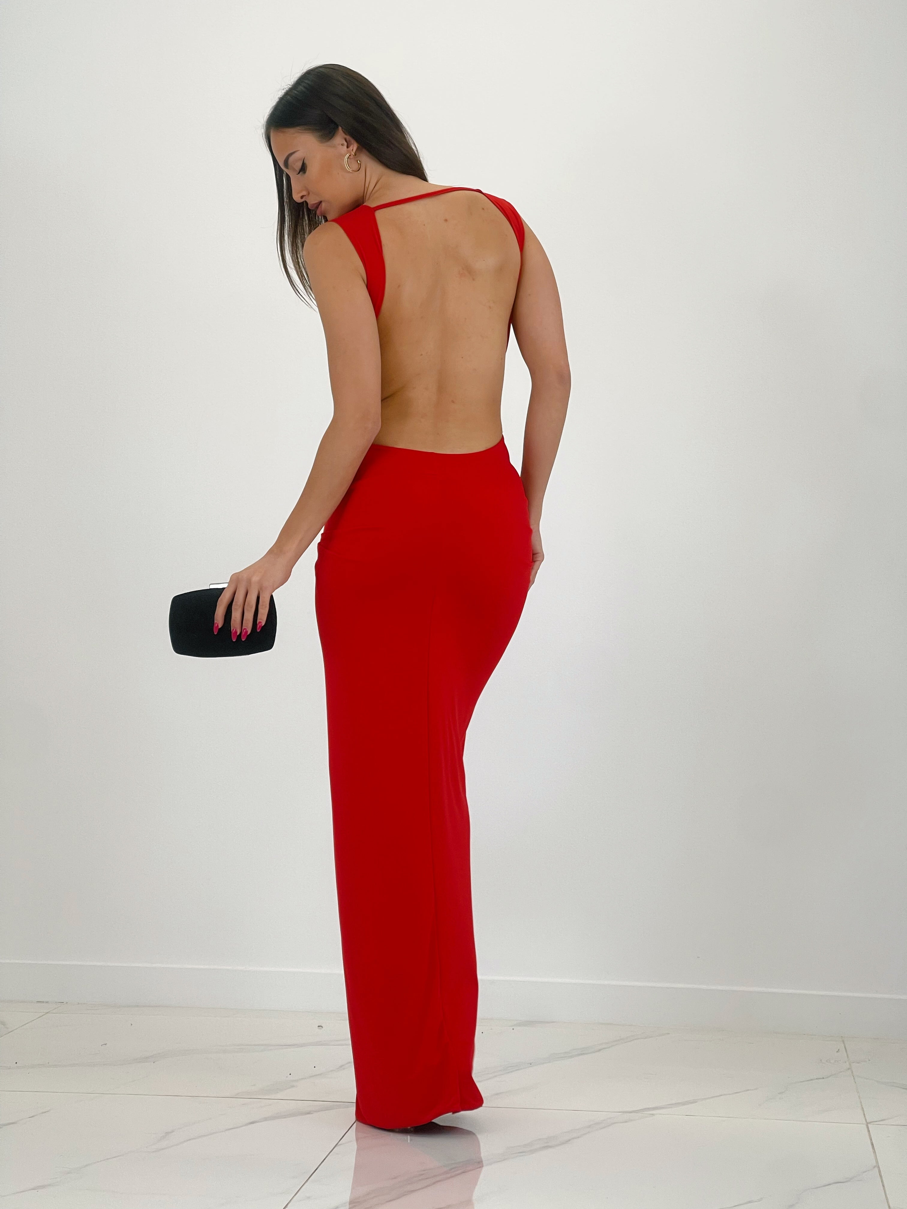 Vestido fruncido anudado Briana