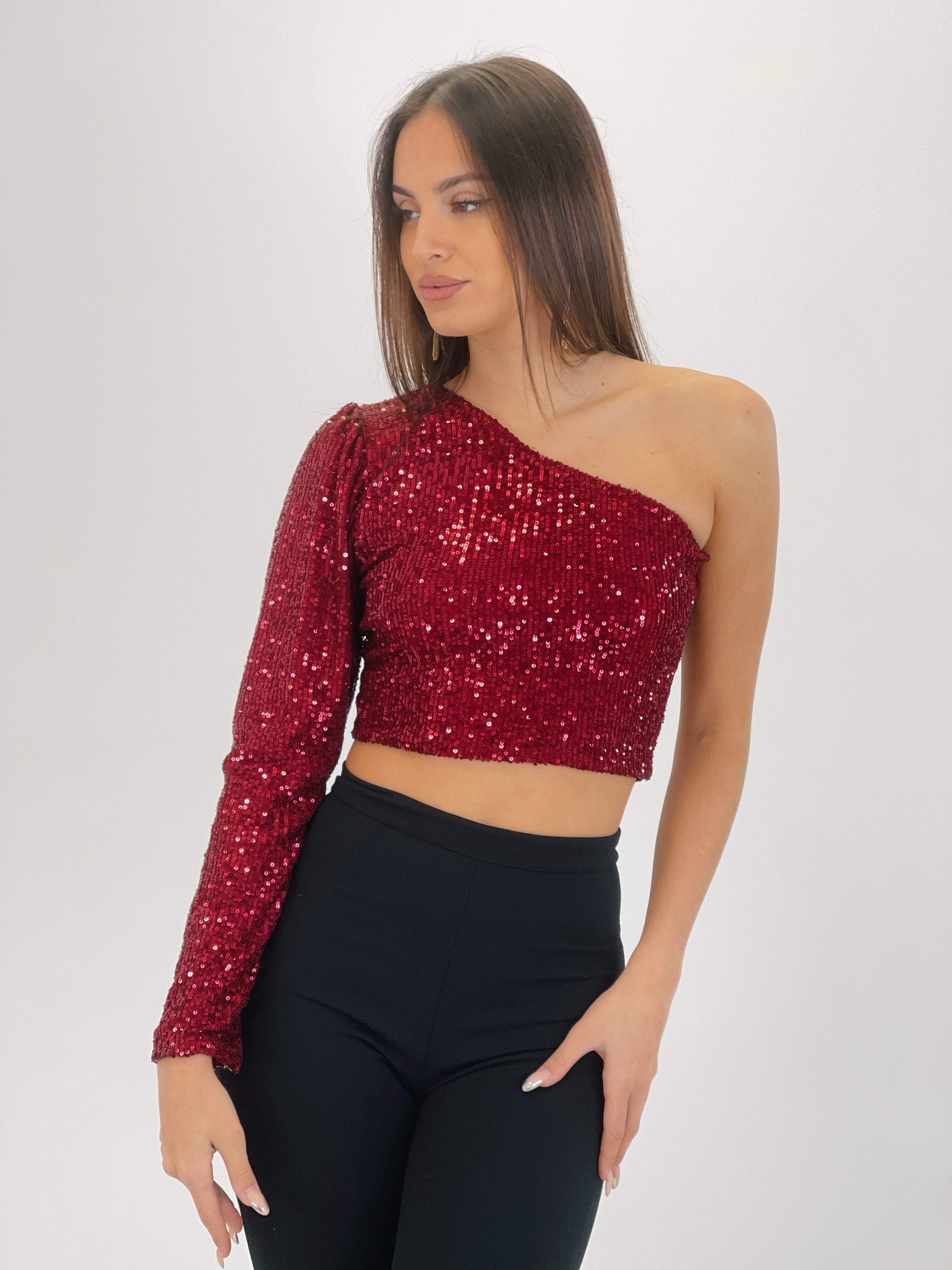 Top lentejuelas Kourtney